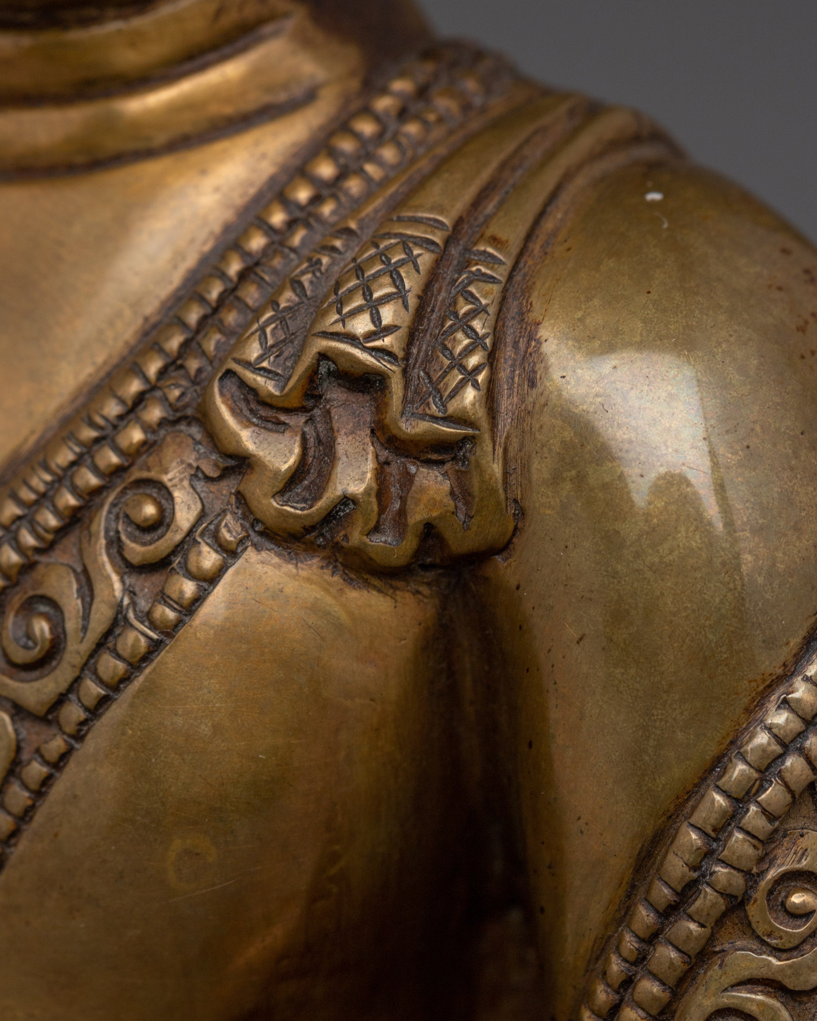 Amitabha Copper Decor Statue | Dharmakara - 48 Great Vows Buddha