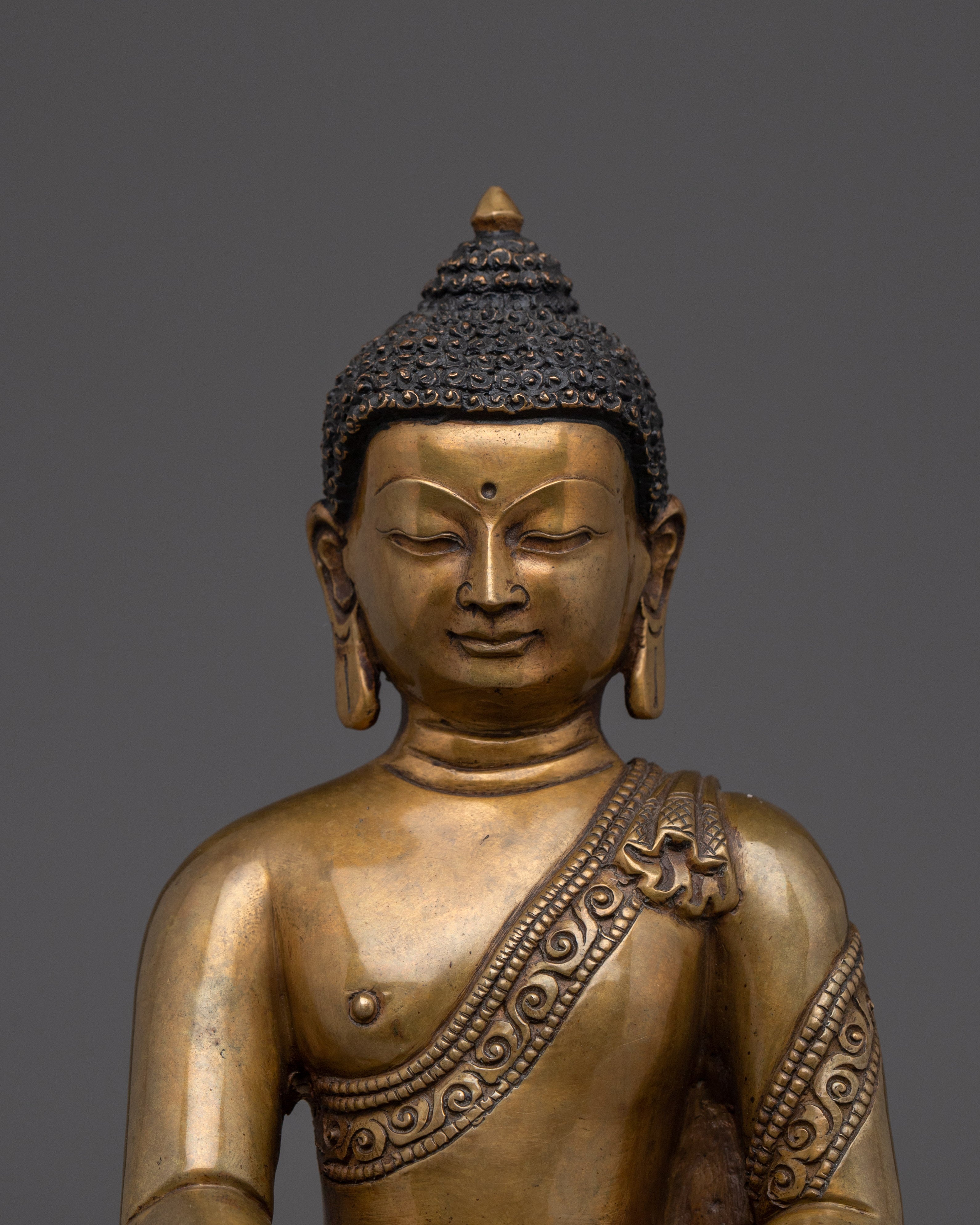 Amitabha Copper Decor Statue | Dharmakara - 48 Great Vows Buddha