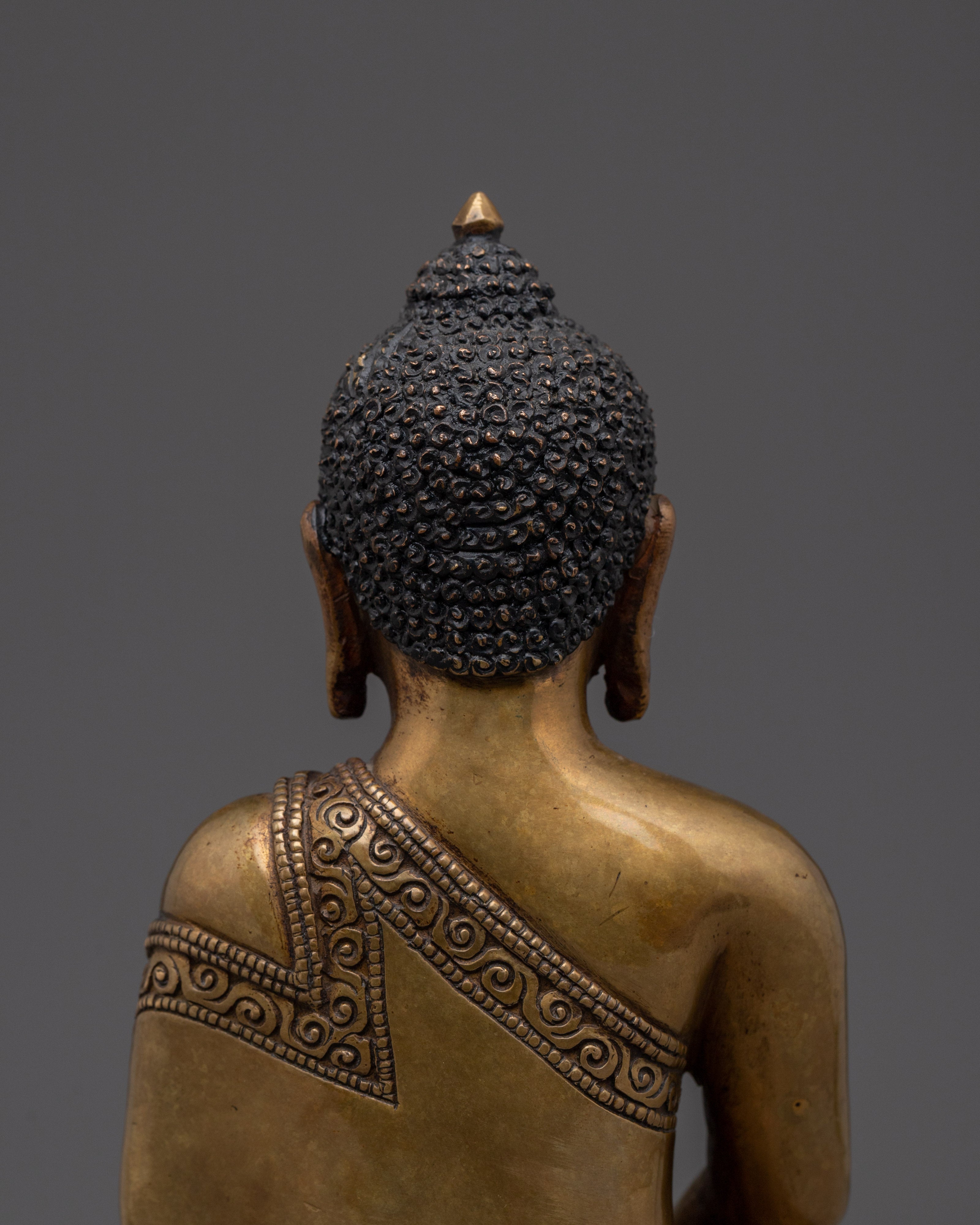 Amitabha Copper Decor Statue | Dharmakara - 48 Great Vows Buddha
