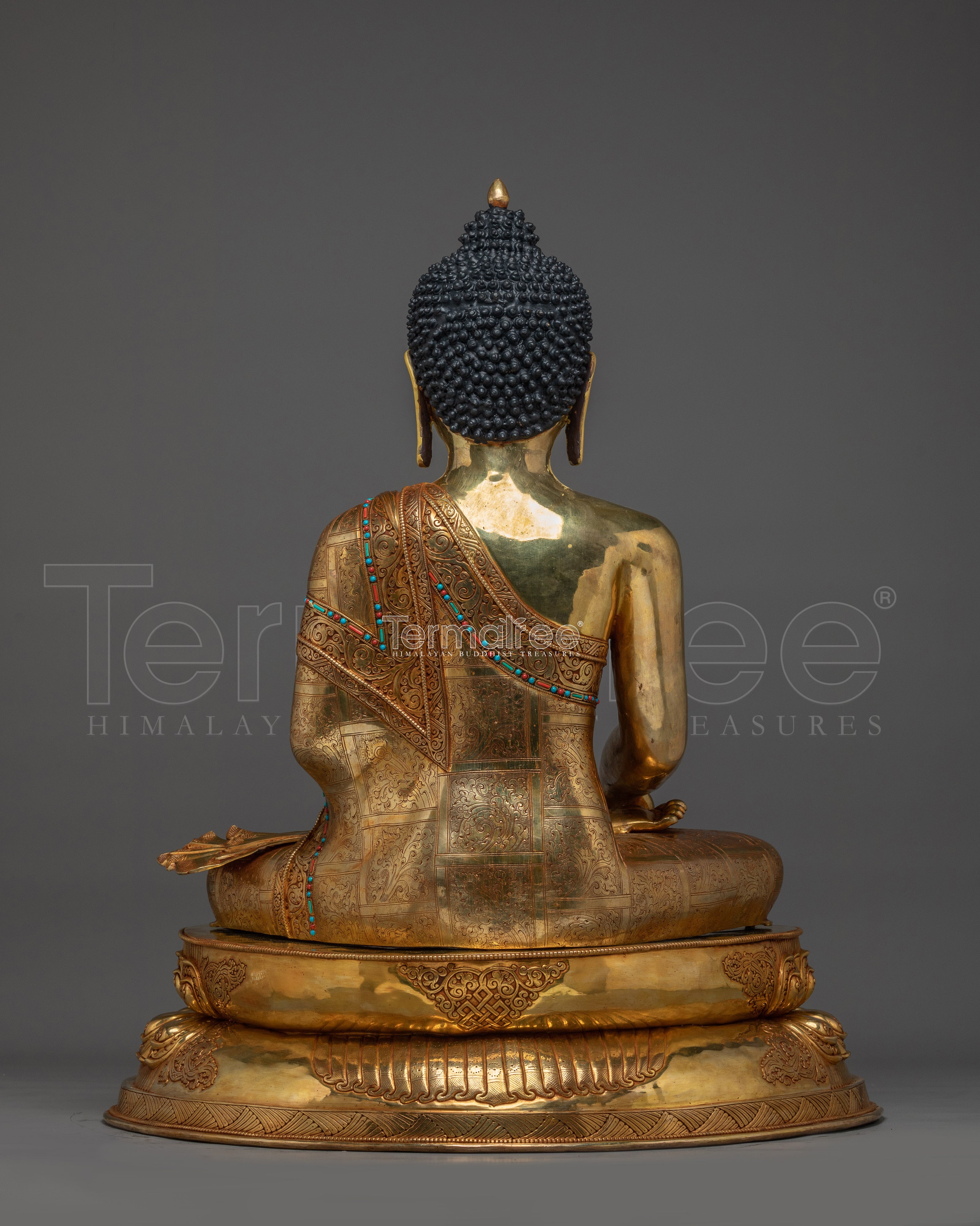 Tranquil Gautama Buddha Himalayan Statue | Shakyamuni Buddha Artwork