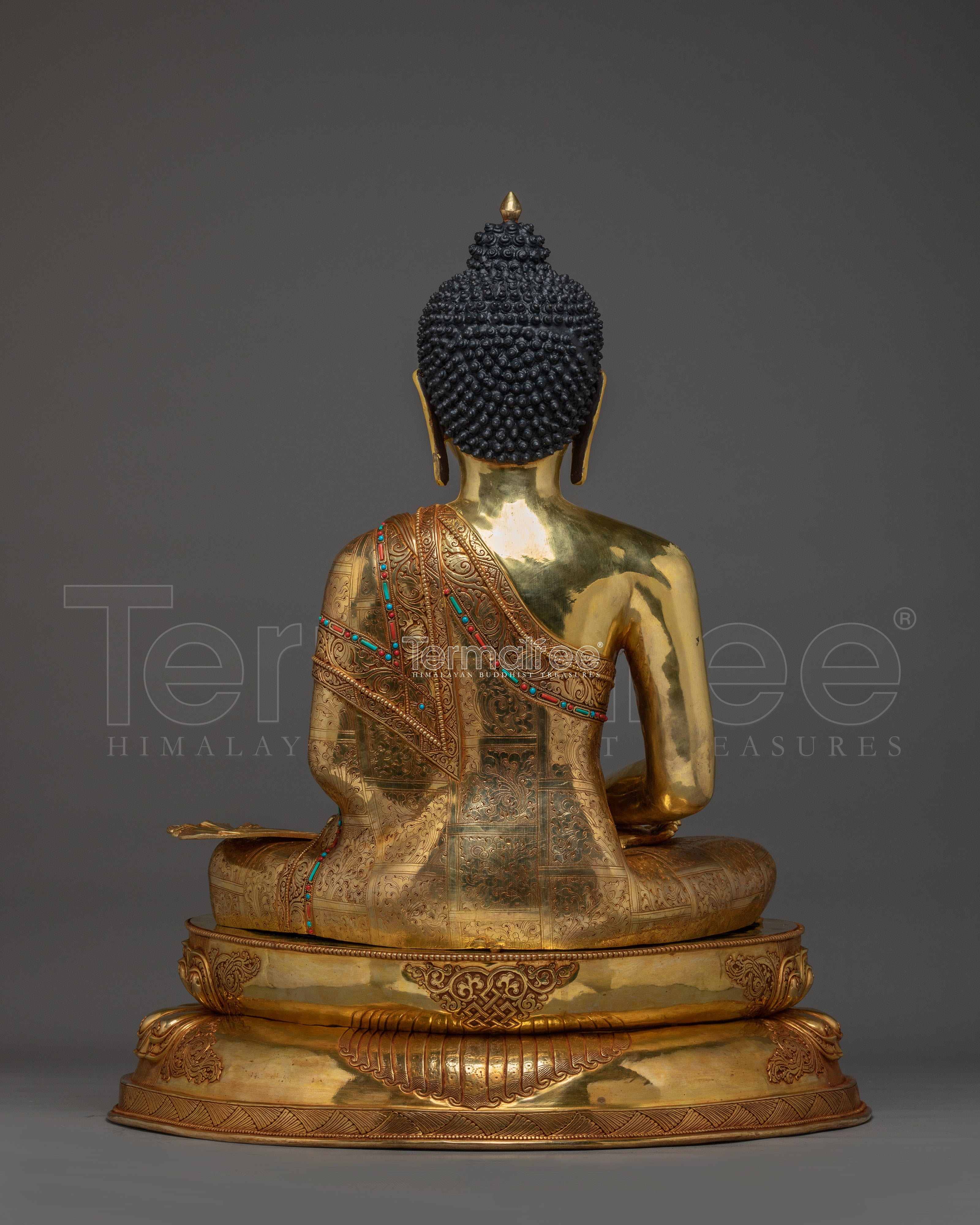 Buddhist Spiritual Amitabha Buddha Statue | Altar Golden  Decor