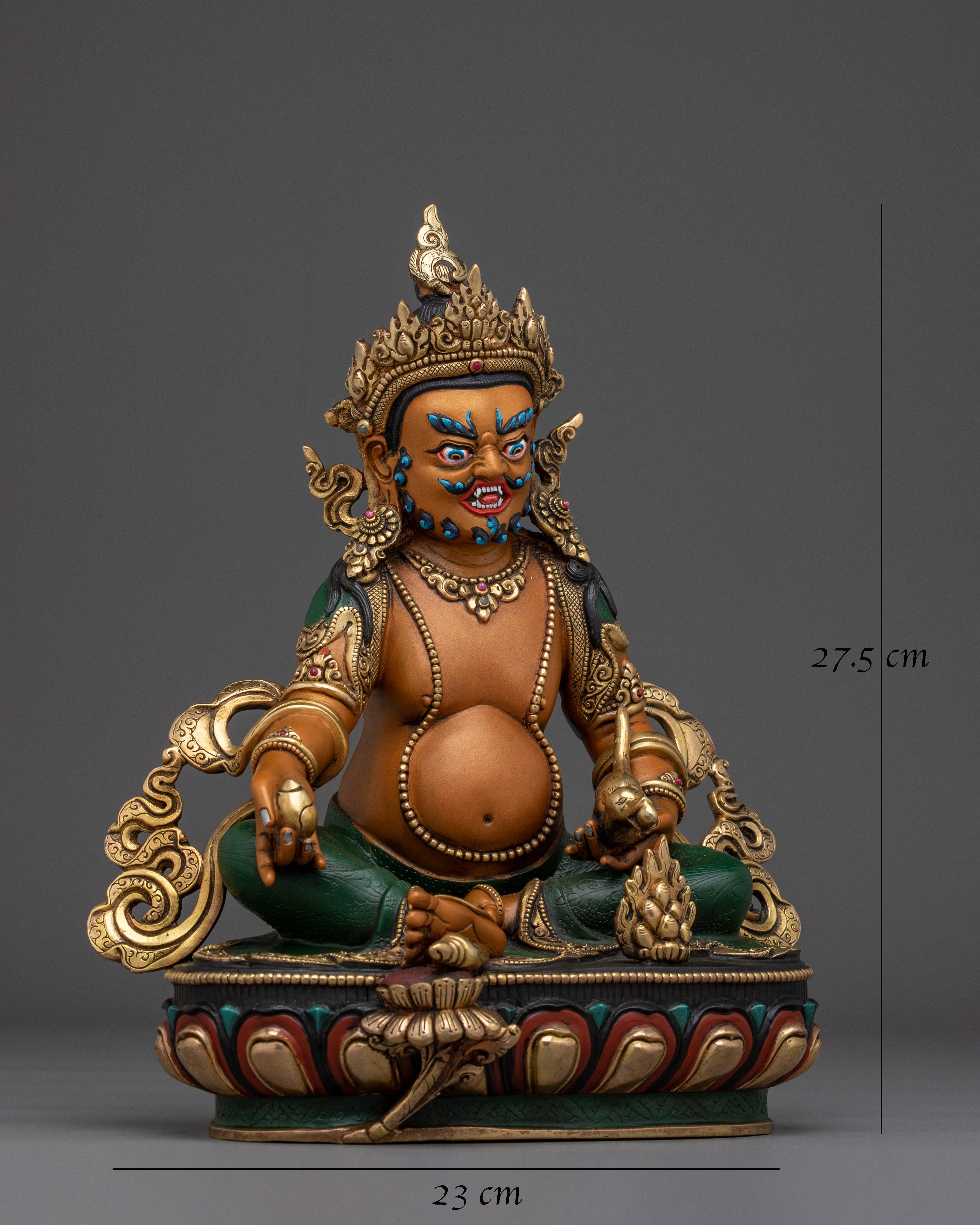 Brown Dzambhala Statue