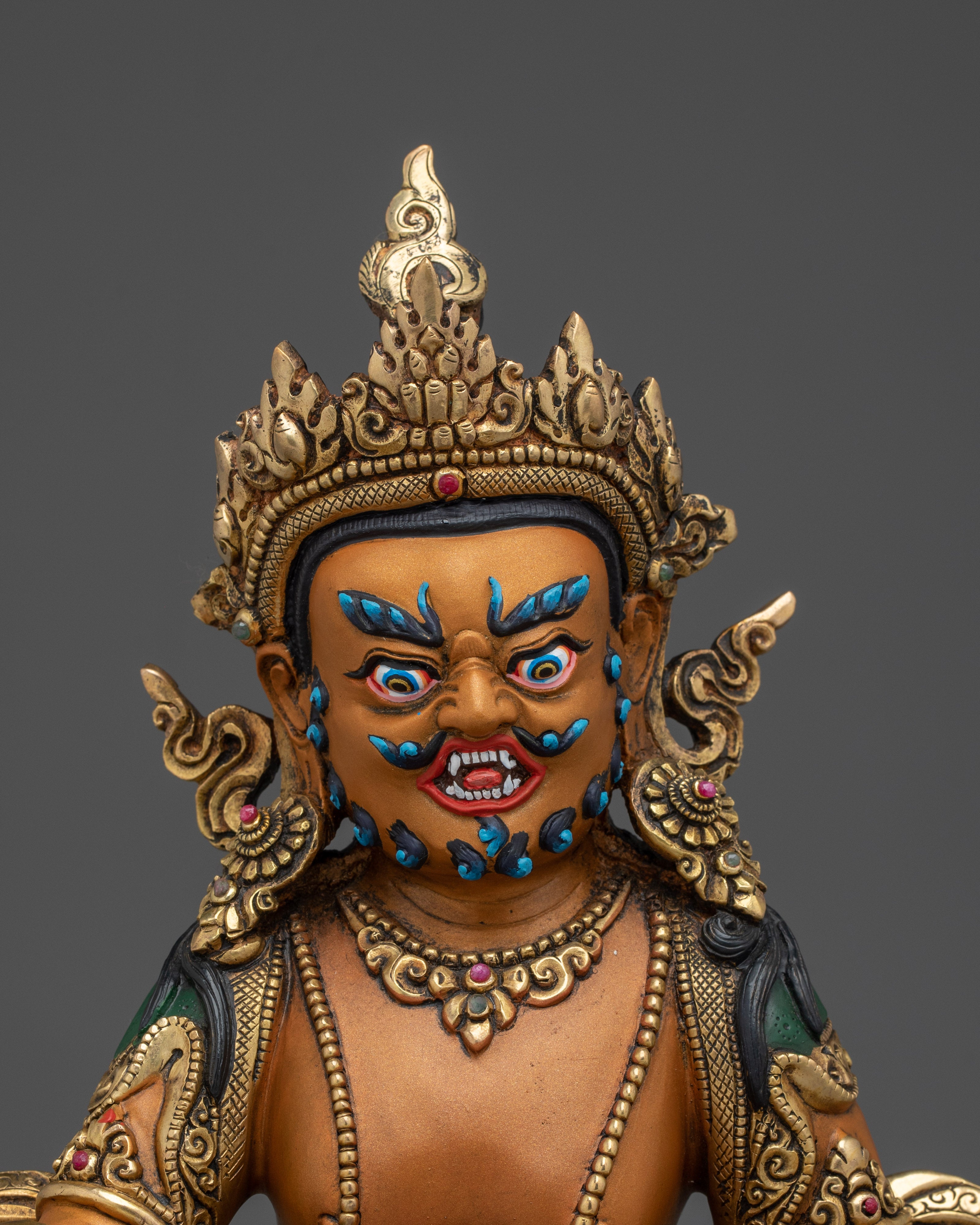 Brown Dzambhala Statue | Symbol of Wealth and Prosperity