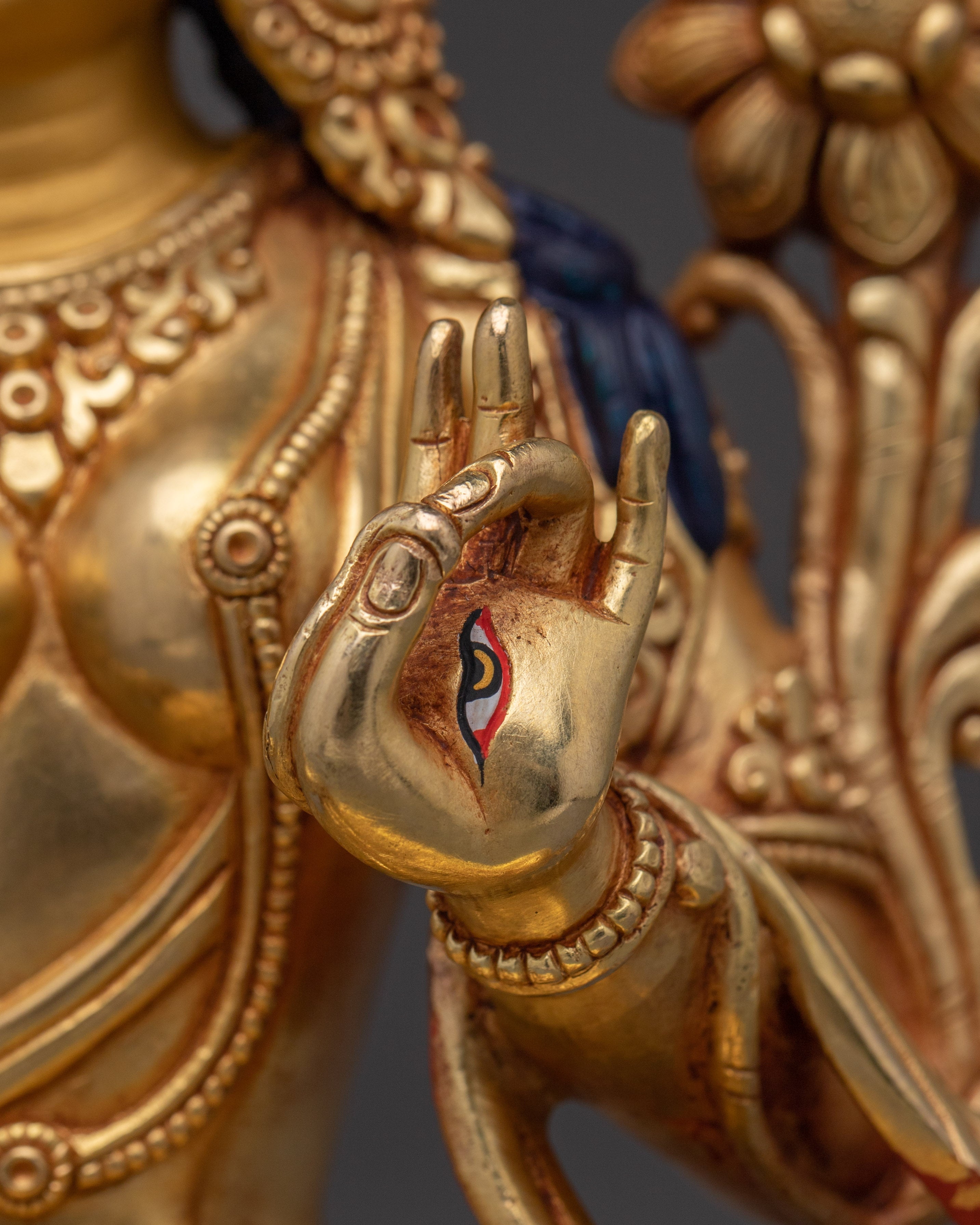 Tibetan Revered Deity White Tara | Buddhist Healing Goddess Artwork