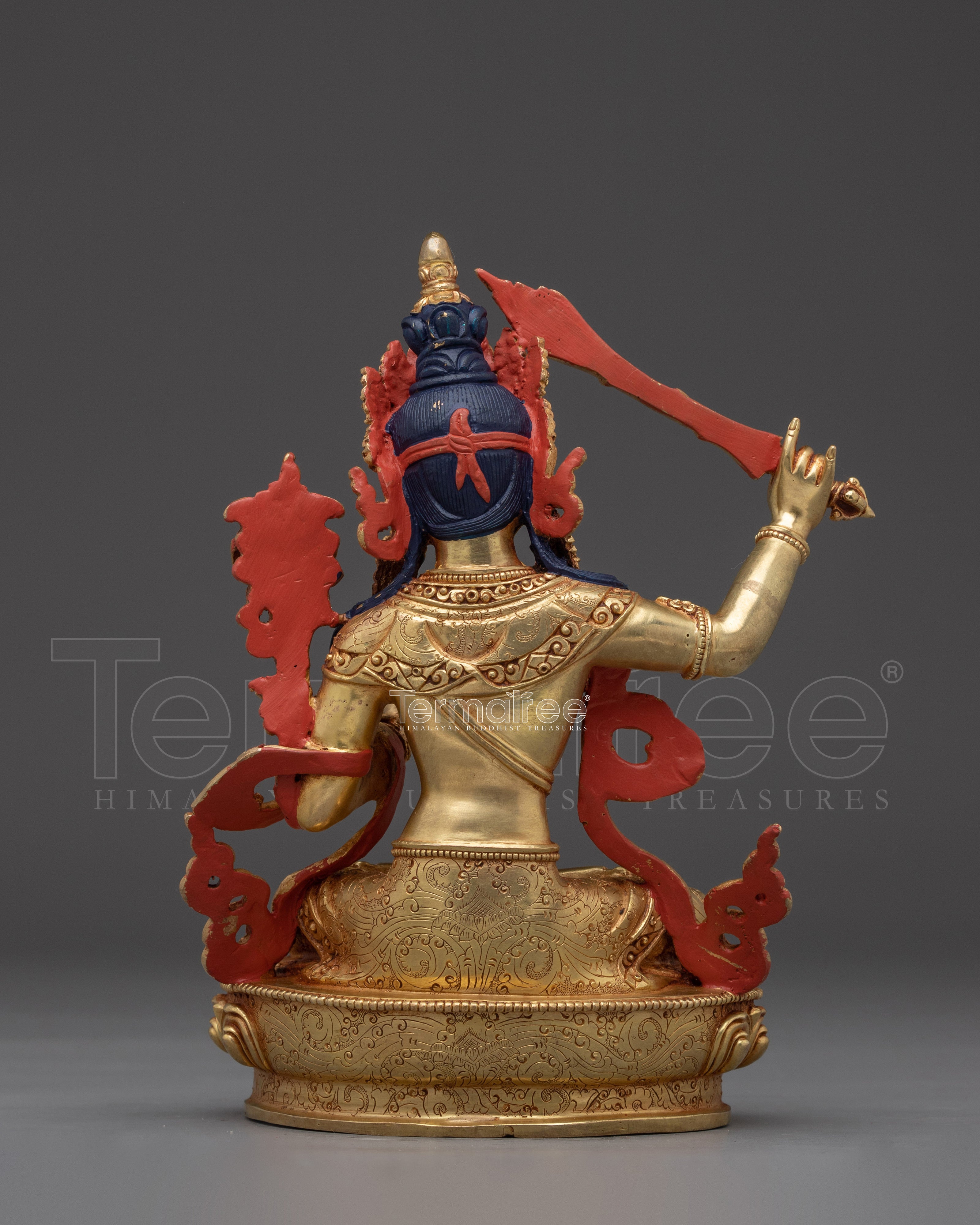 Wisdom Bodhisattva Manjushri Figurine | Tibetan Buddhism Art