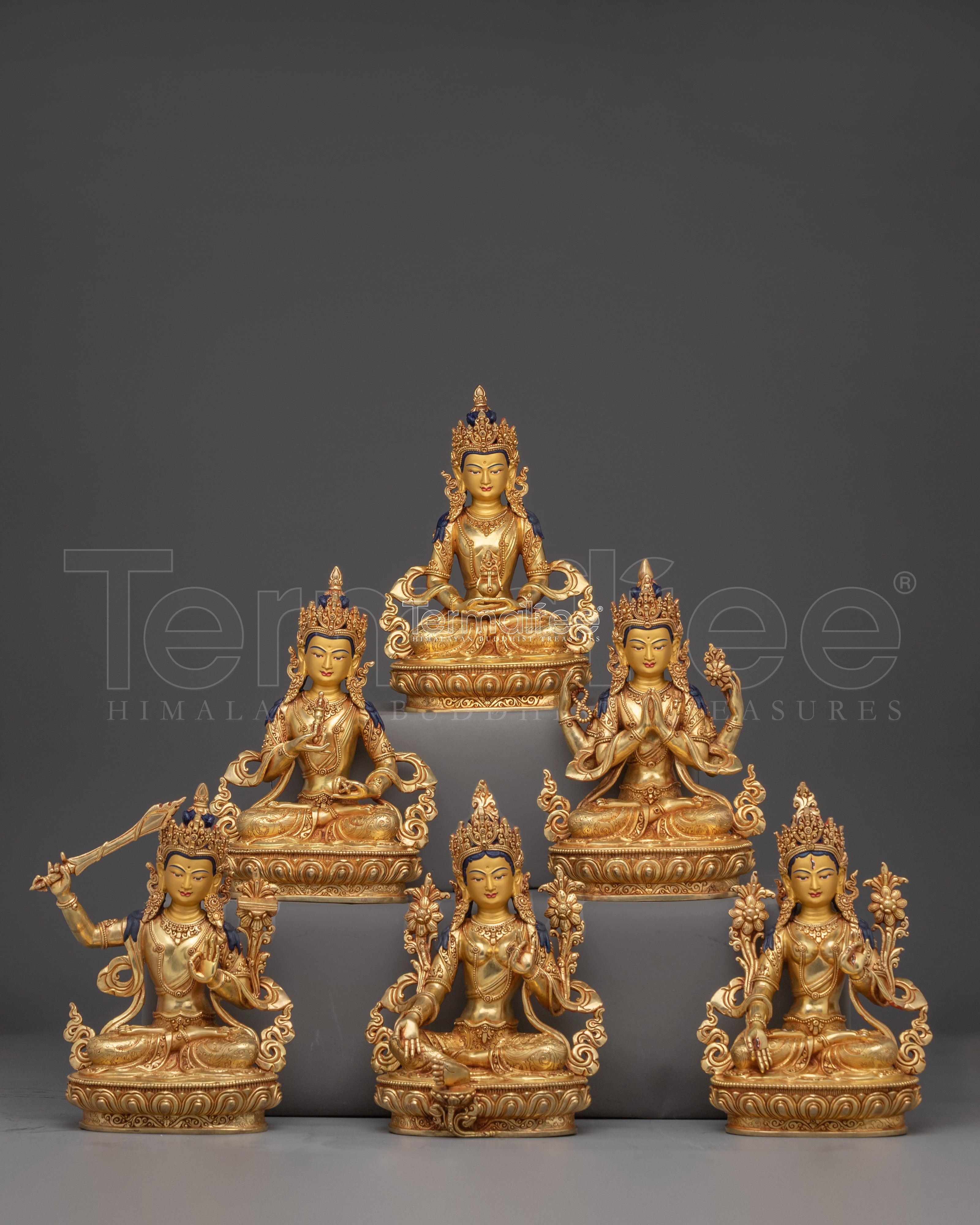 Boddhisattva Set Statue | Symbol of Compassion and wisdom