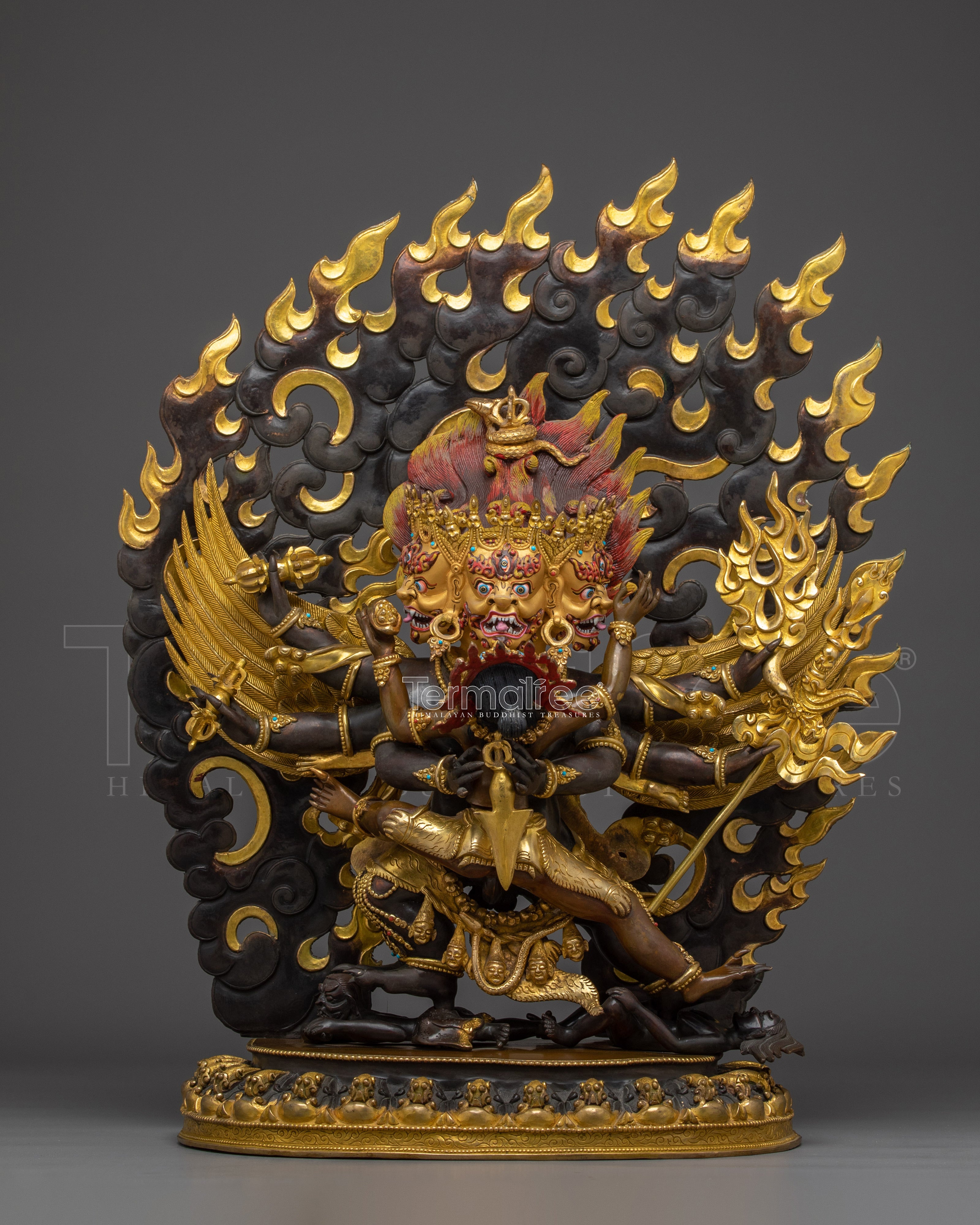 Wrathful Vajrakilaya Statue  | Transmutation of Negativity