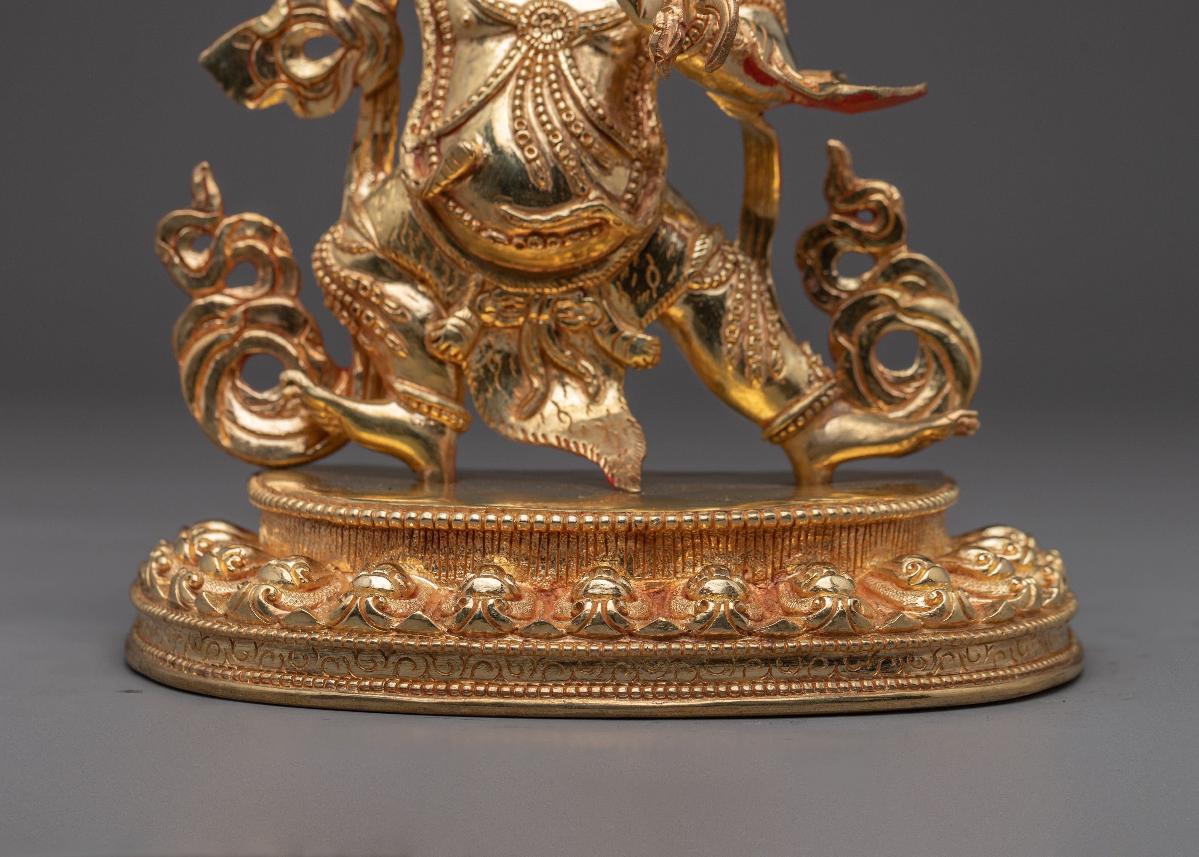 Wrathful Bodhisattva Vajrapani Statue | Buddhist Spiritual Artwork
