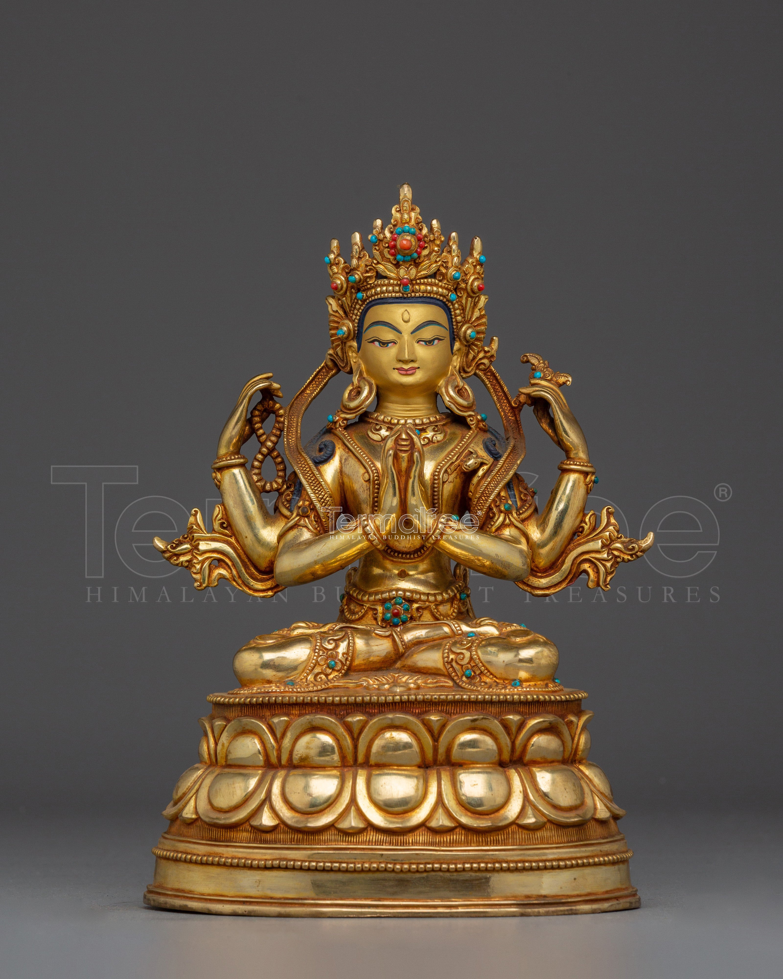Chenrezig Handcrafted Statue | Avalokiteshvara Artwork