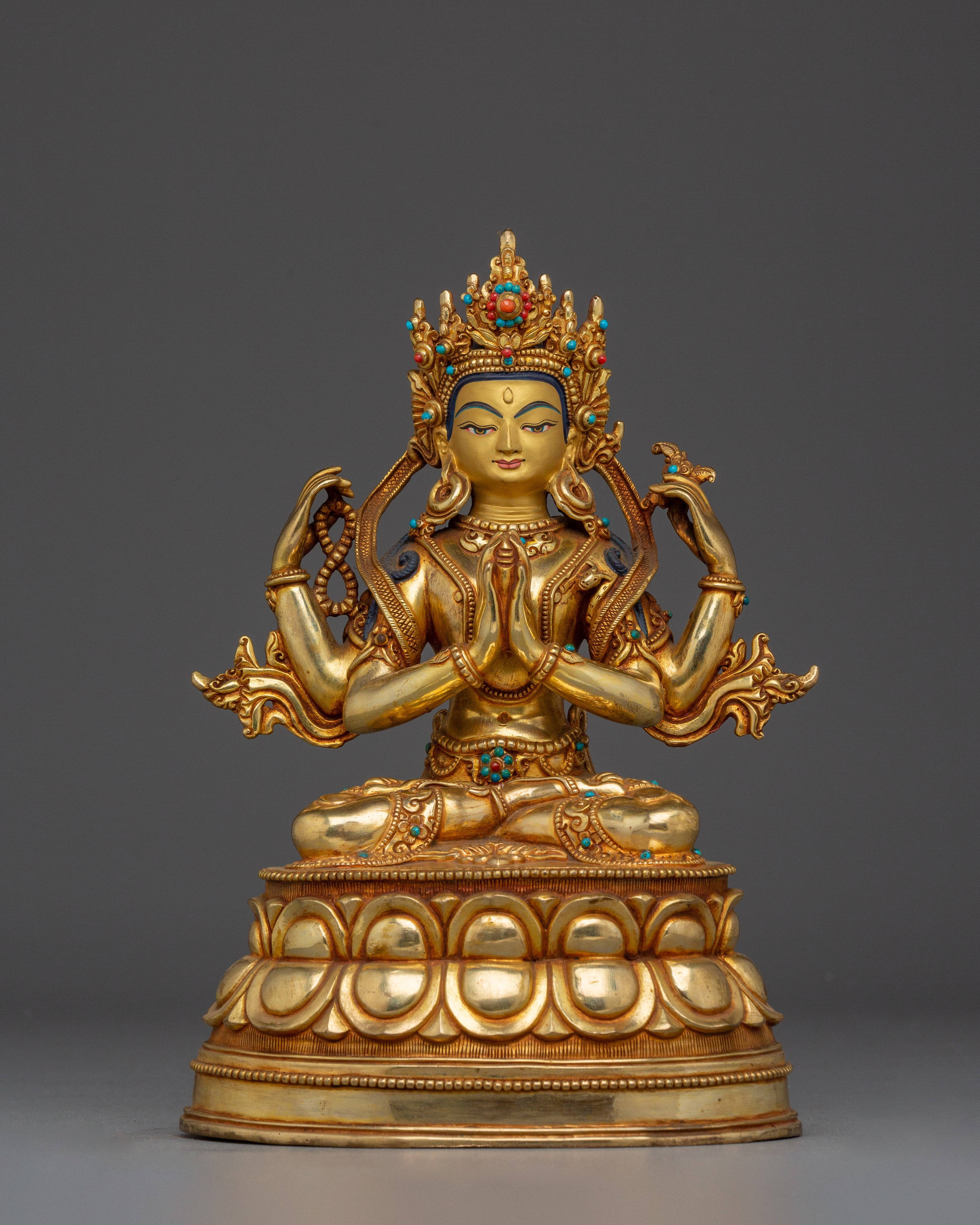Sculpture of Bodhisattva set | Compassion and wisdom
