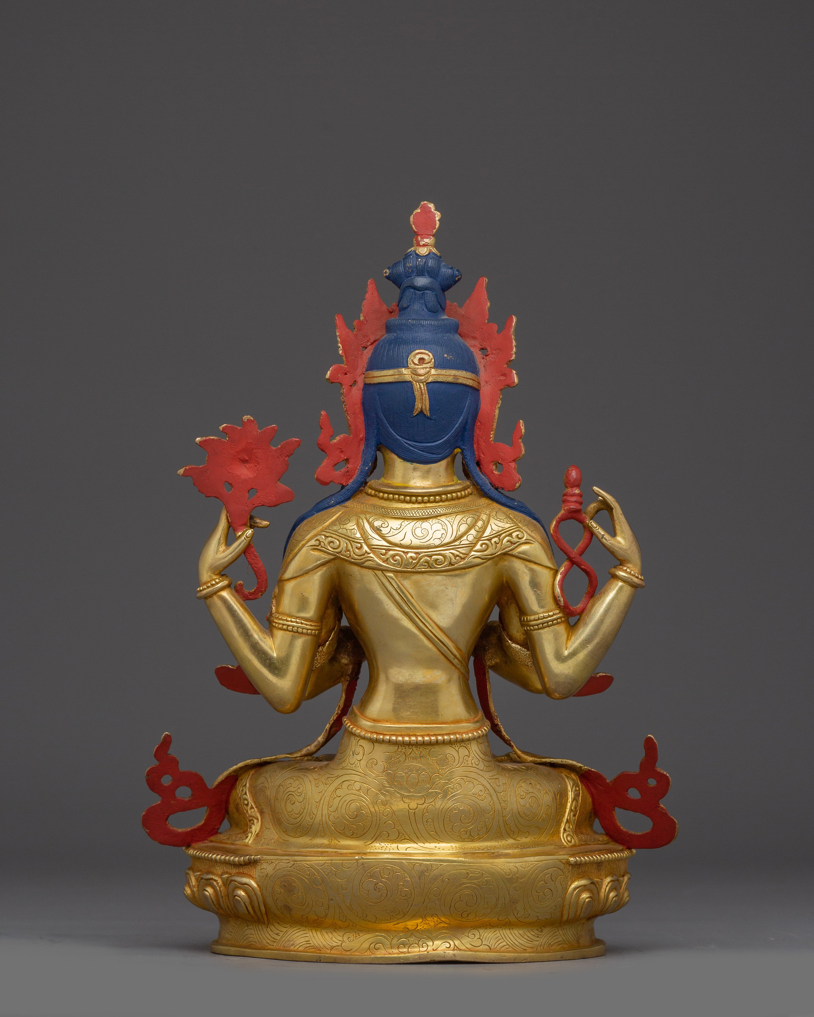 Spiritual Protector Chenrezig Statue | Compassionate Deity