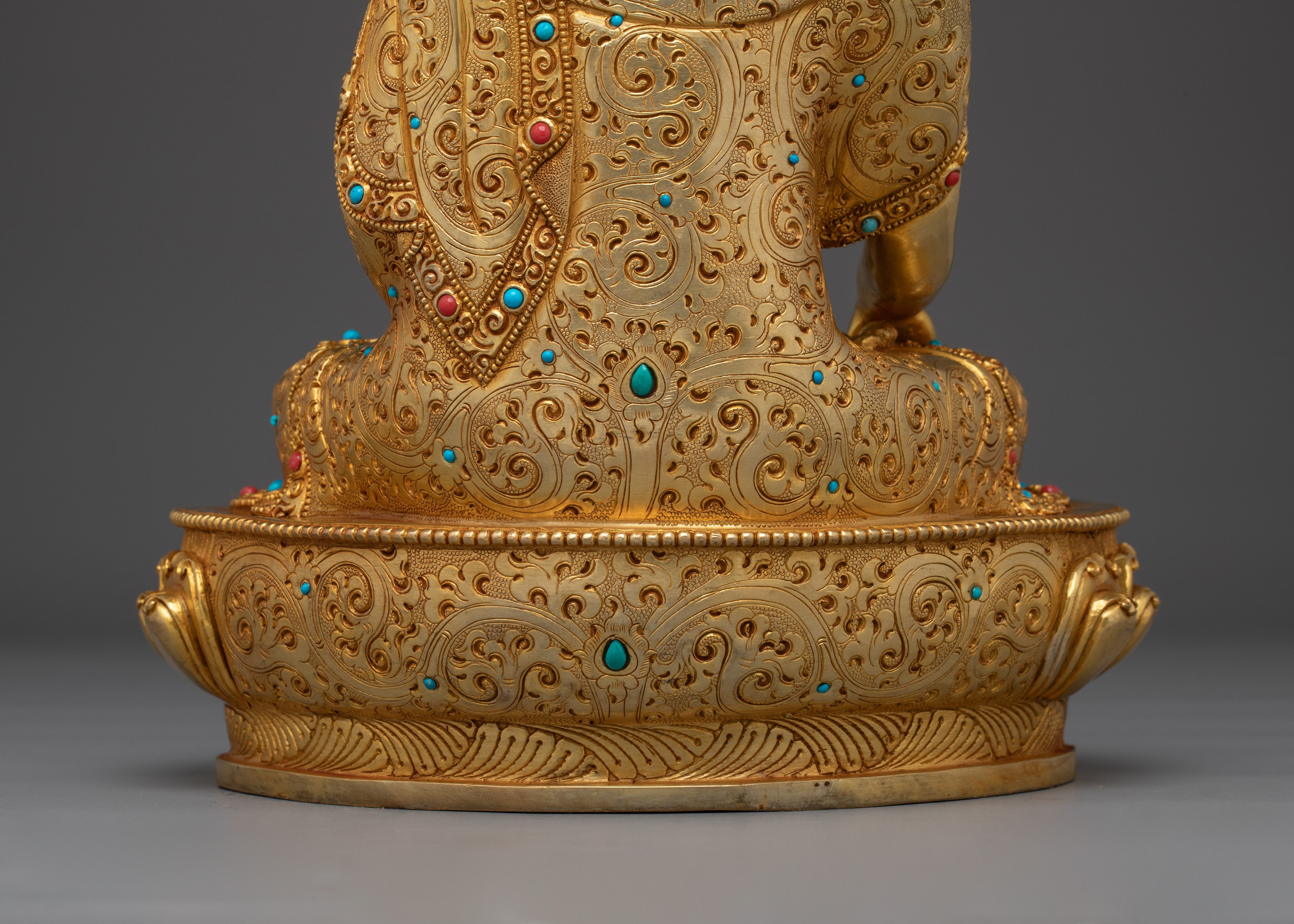 Buddhist Icon Radiant Shakyamuni Buddha Statue | Historical Gautama Buddha