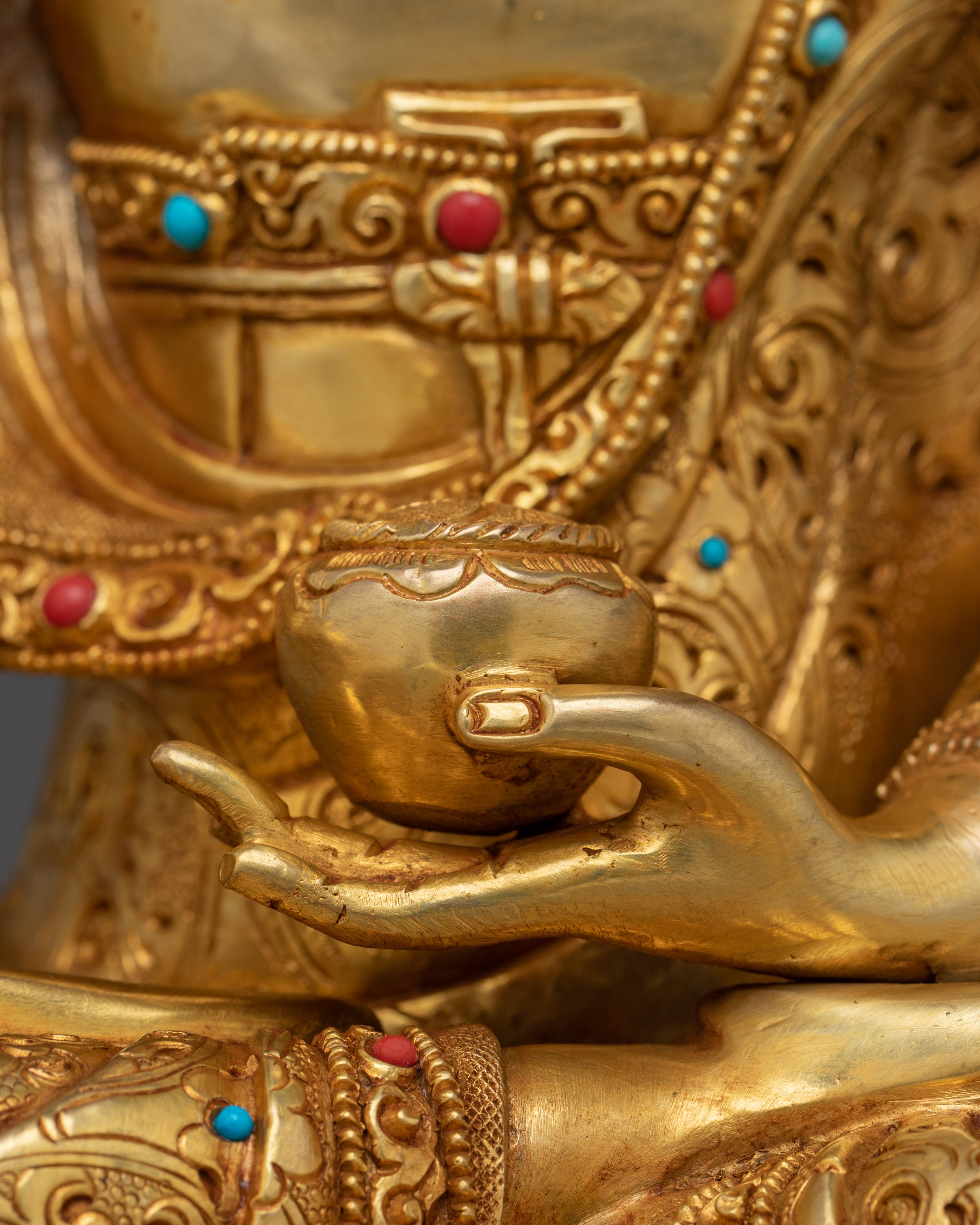 Buddhist Icon Radiant Shakyamuni Buddha Statue | Historical Gautama Buddha