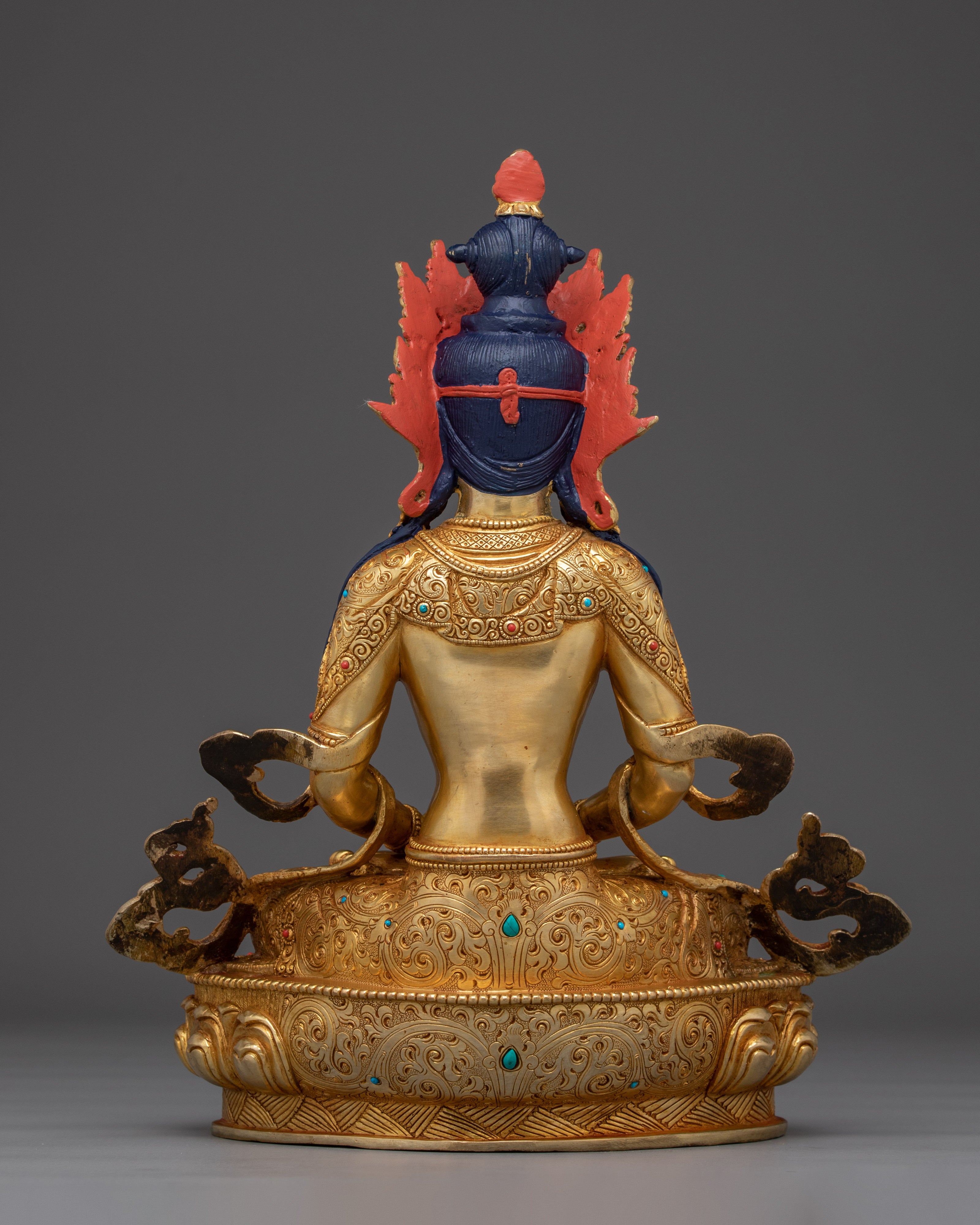 Spiritual Vitality Amitayus Statue | Peaceful Buddha