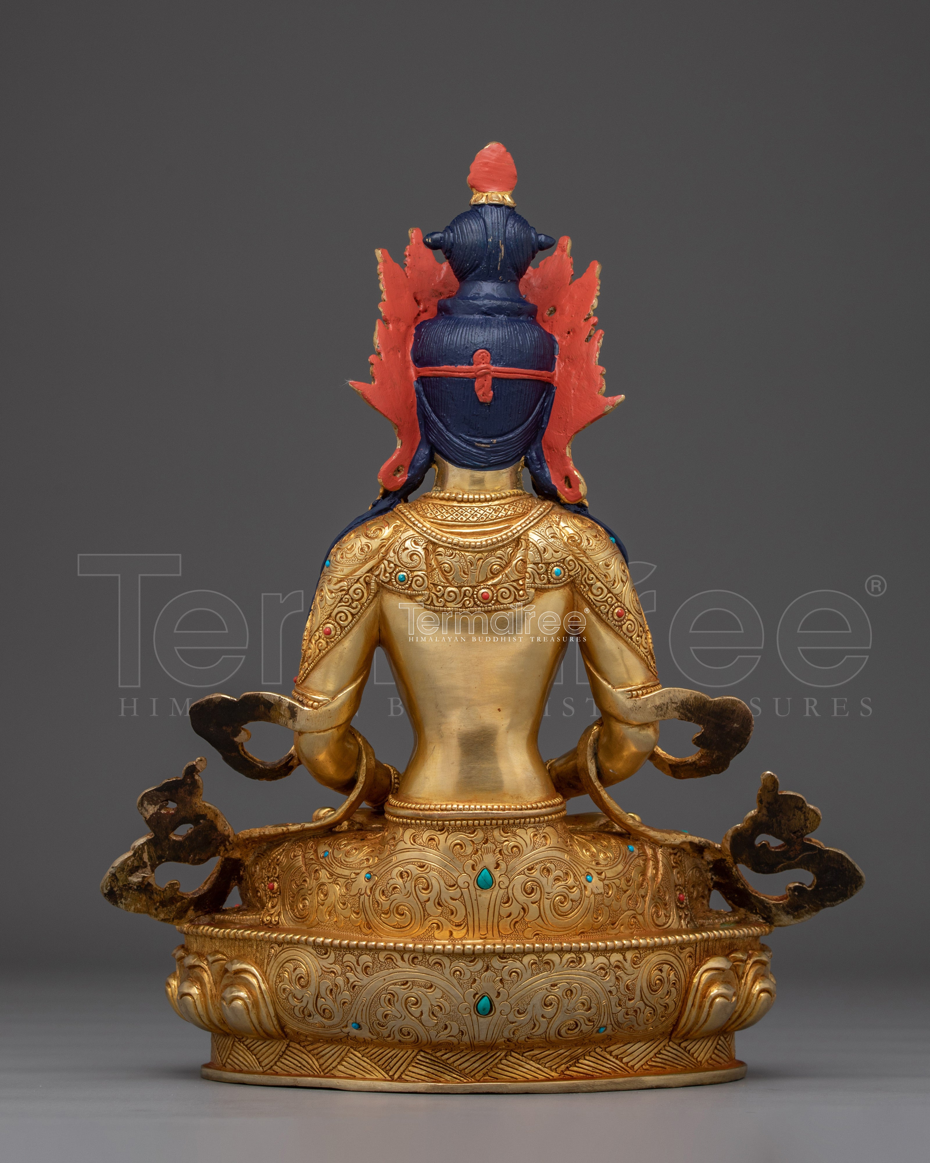 Spiritual Vitality Amitayus Statue | Peaceful Buddha