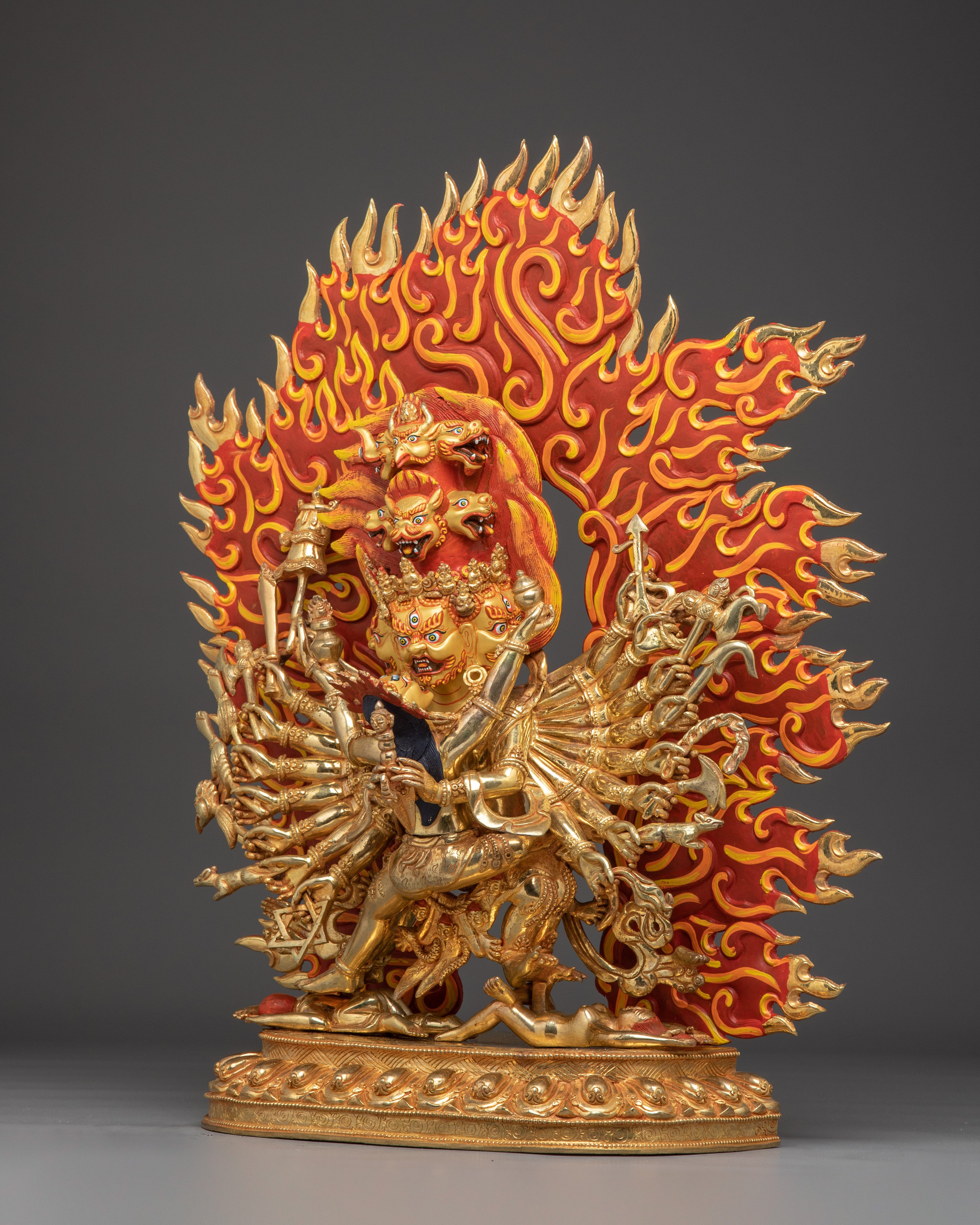Tibetan Walse Nagampa Statue | Buddhist Doctor Figure