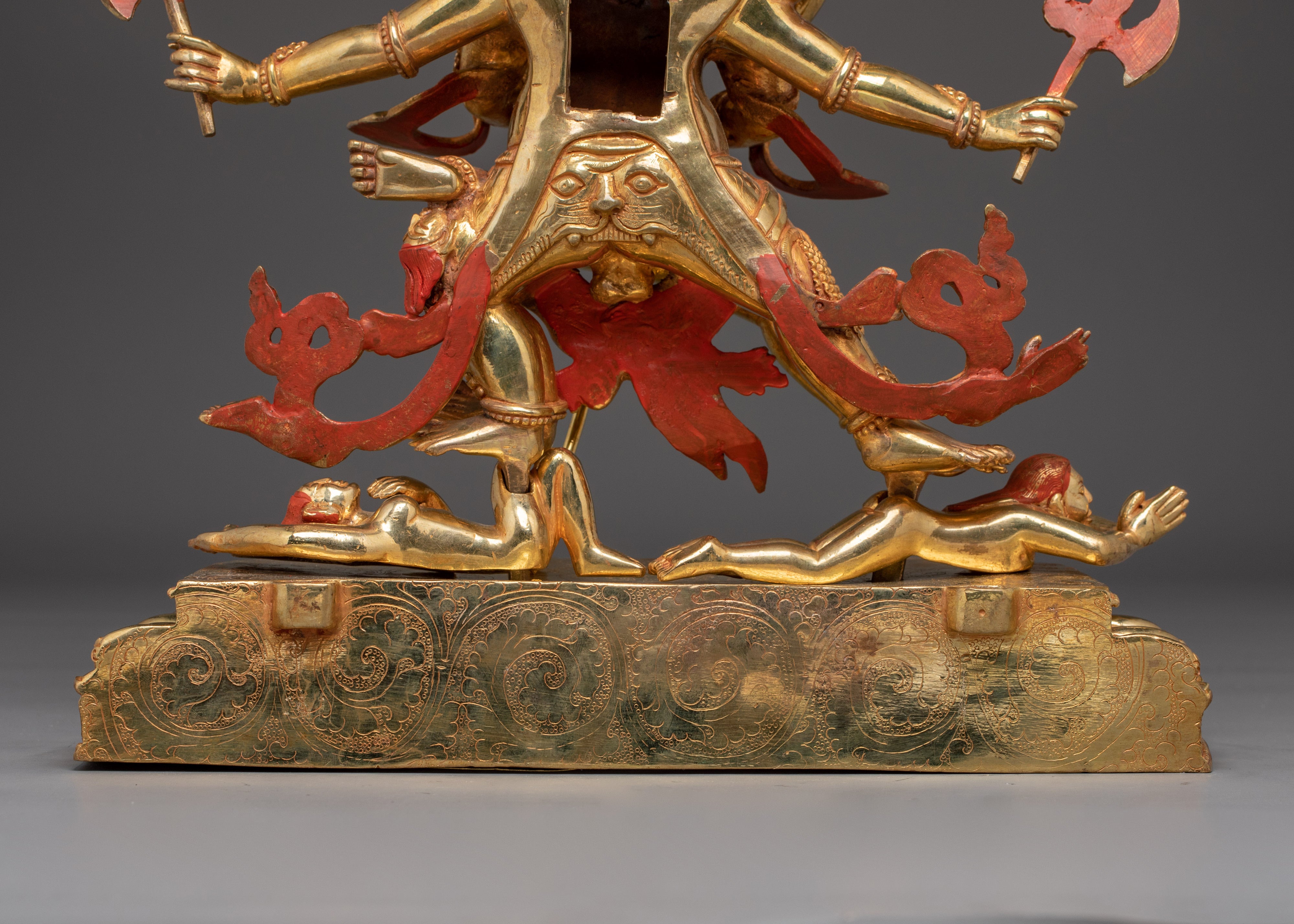 Wrathful Trowo Tschog Khagying Statue | Vajrayana Guardian