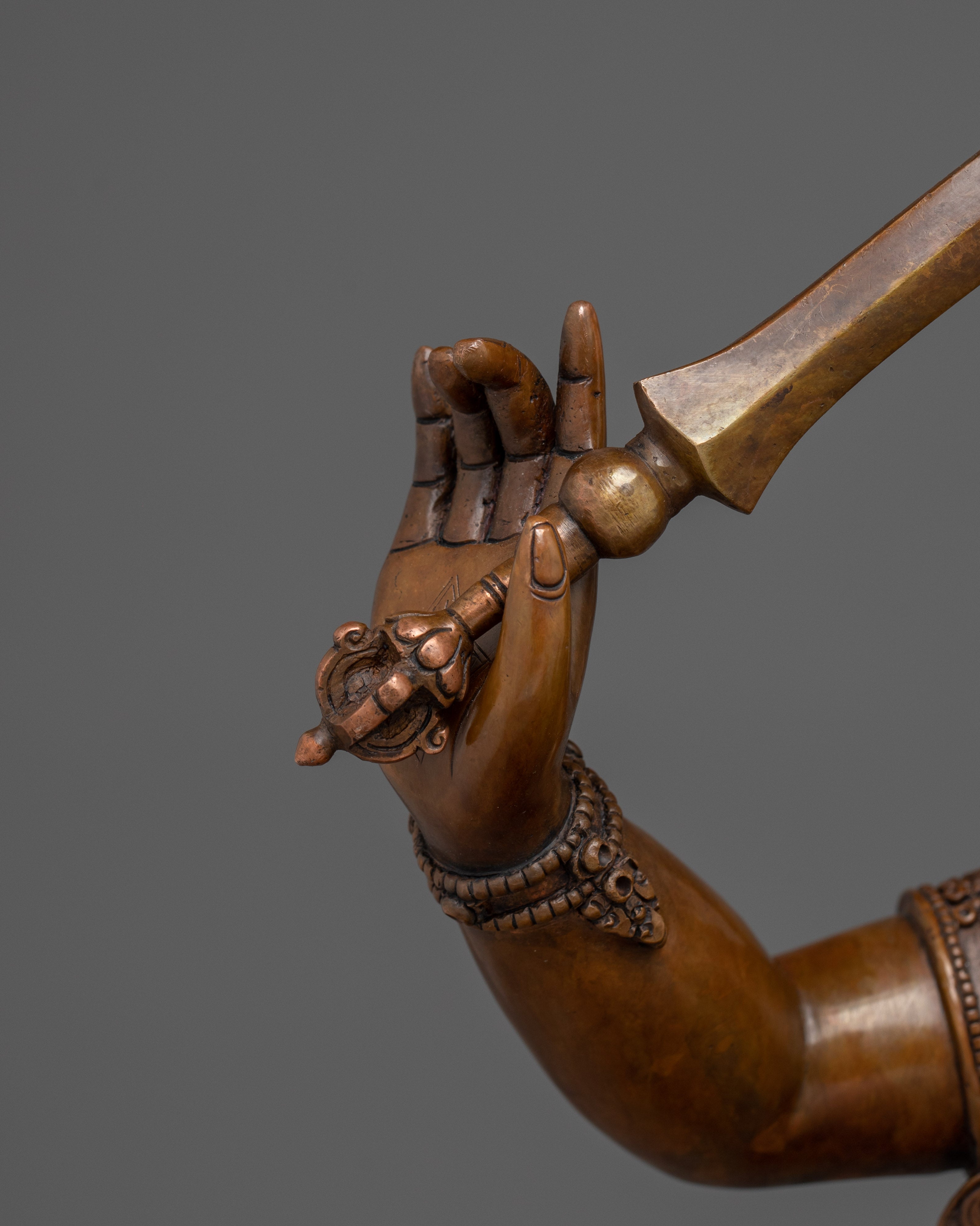 Ultimate Wisdom Deity Manjushri Figurine | Himalayan Spiritual Artwork