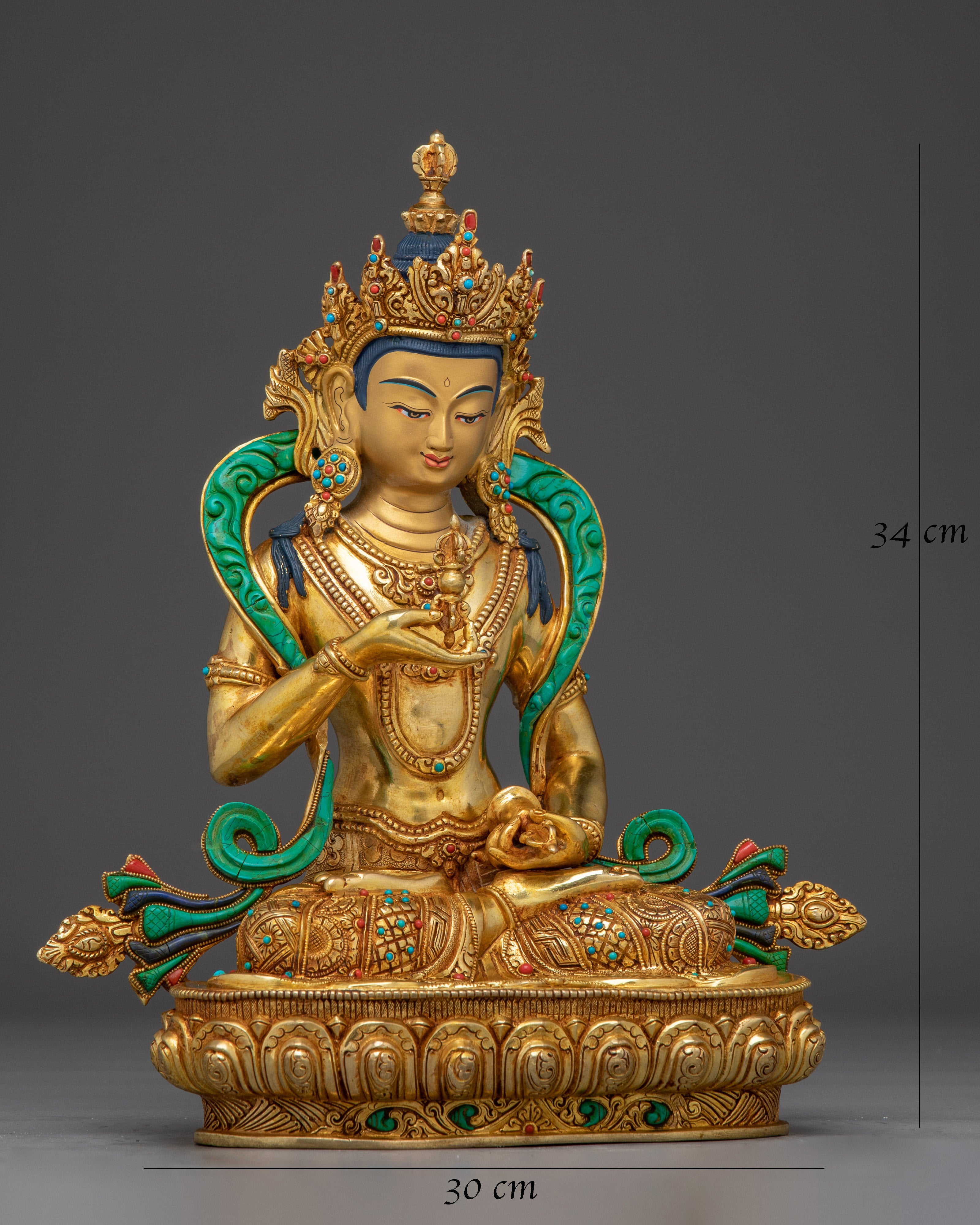 Buddhist Purification Symbol Vajrasattva Statue 