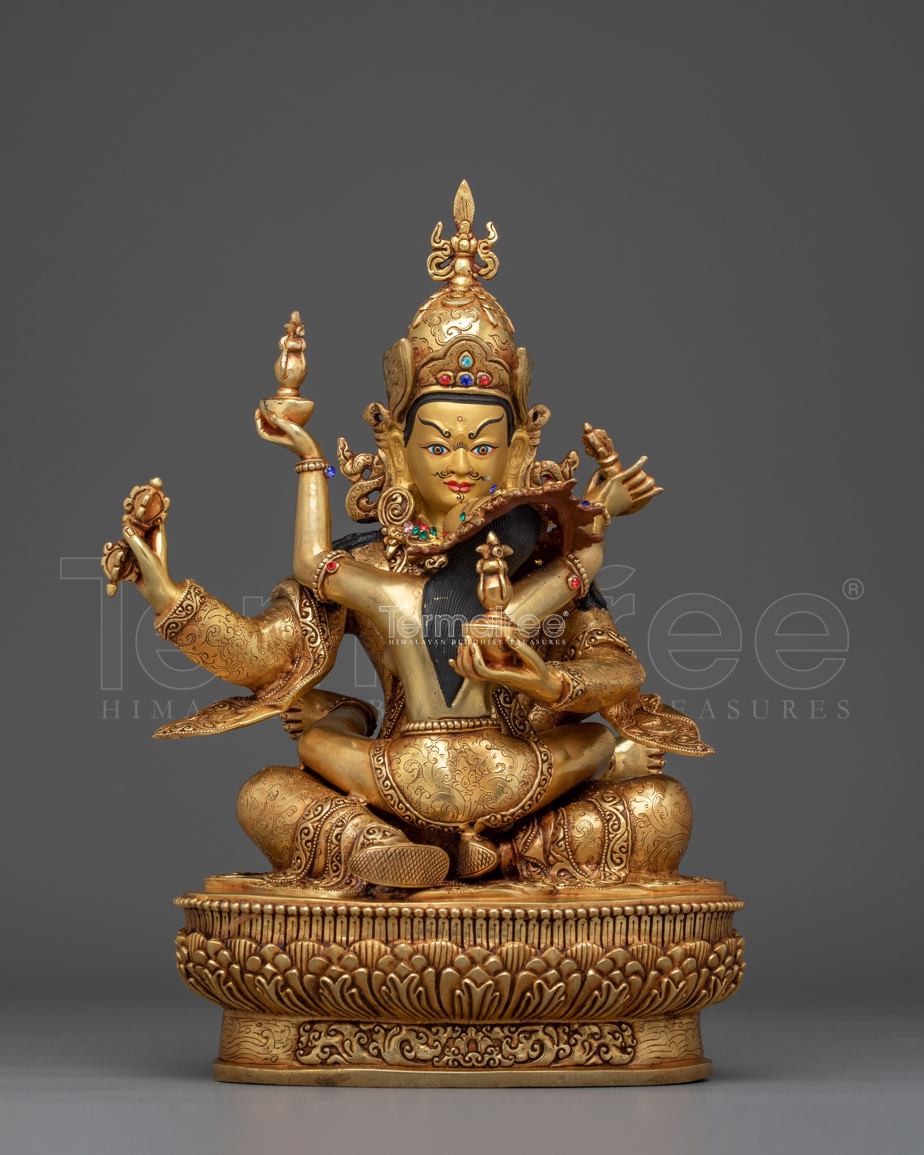 Himalayan Artwork of Guru Rinpoche | Lotus-Born Guru