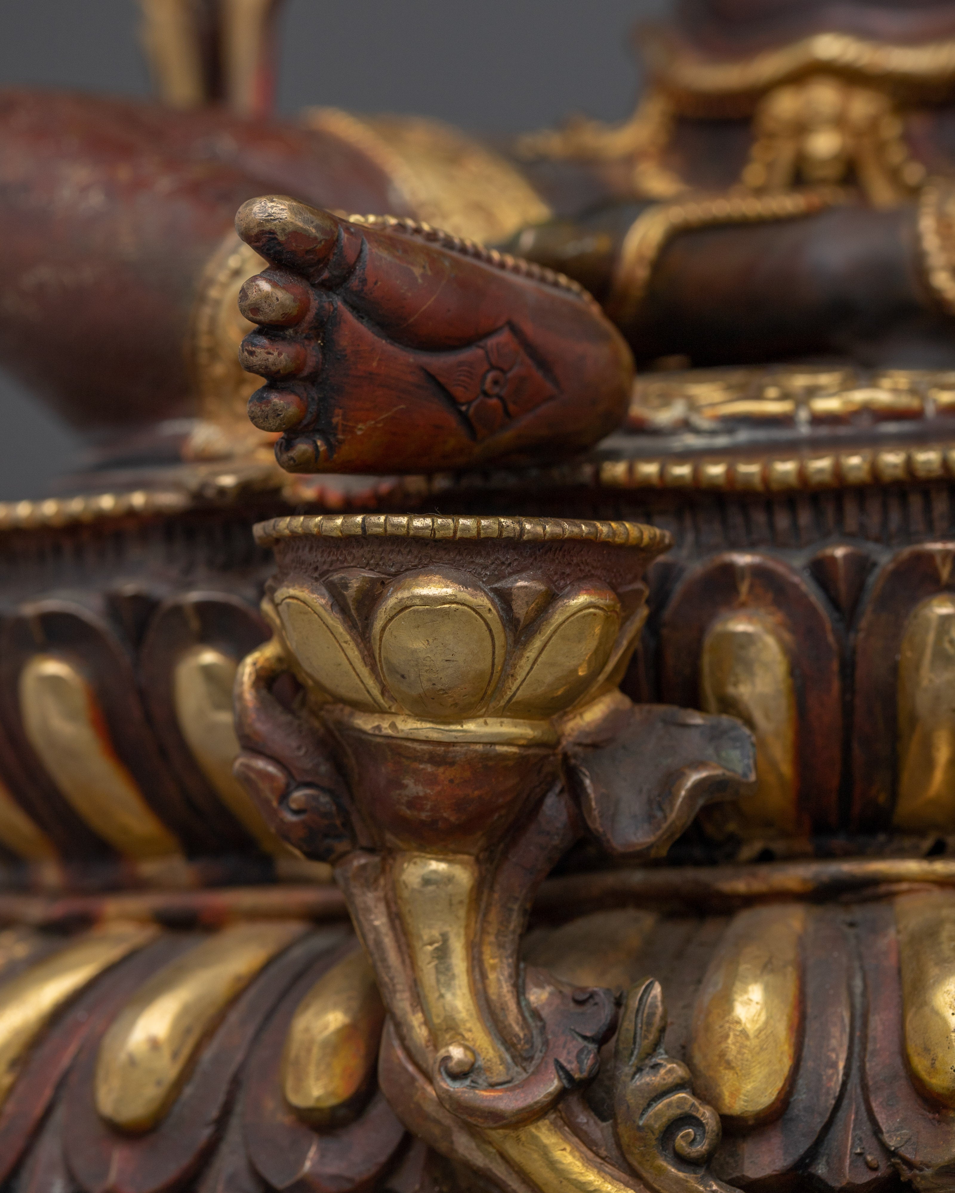 Himalayan Manjushri Bodhisattva Figurine | Manjughosa - Supreme Wisdom