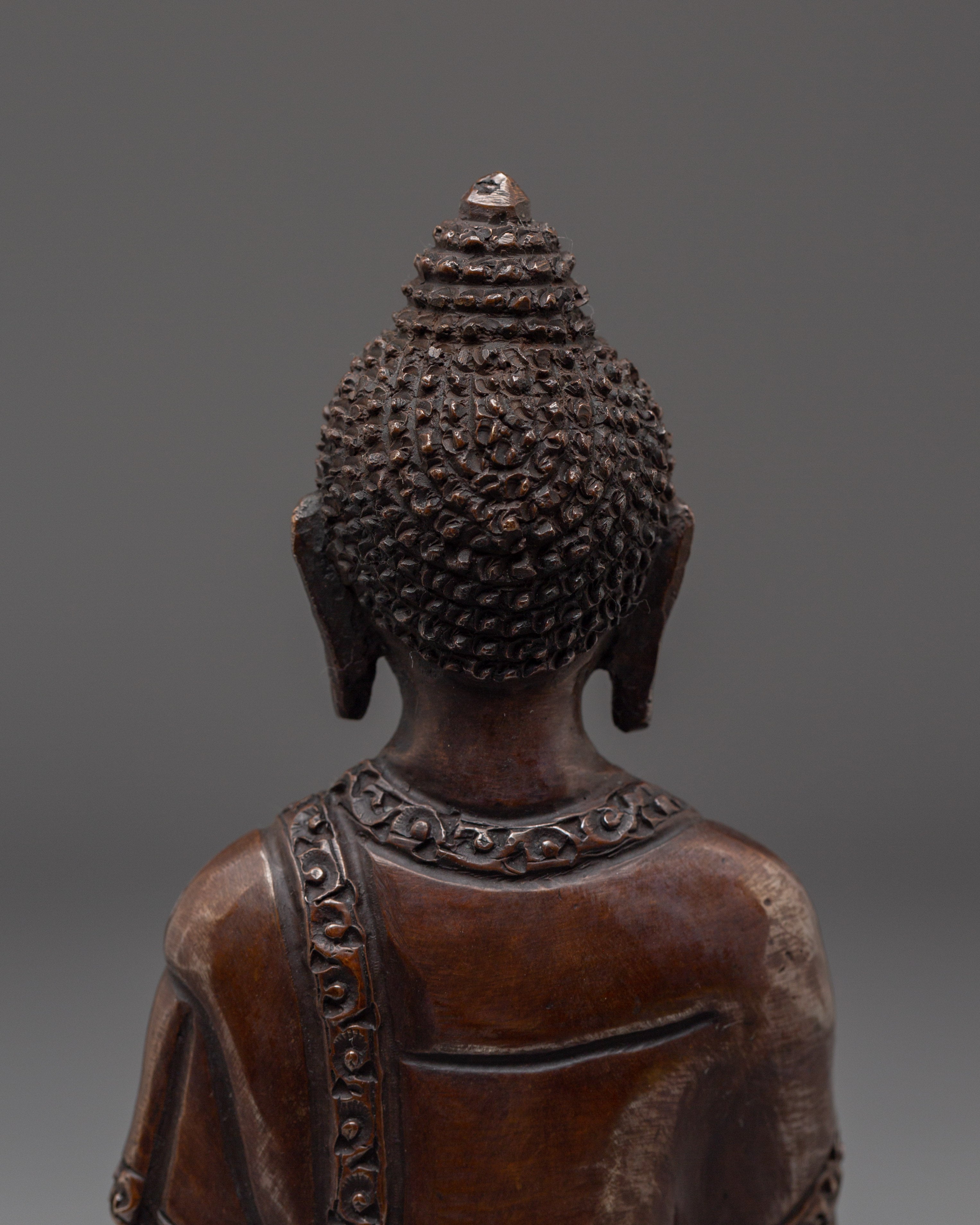 Oxidized Statue of Historical Gautama Buddha | Buddhist Spiritual Decor