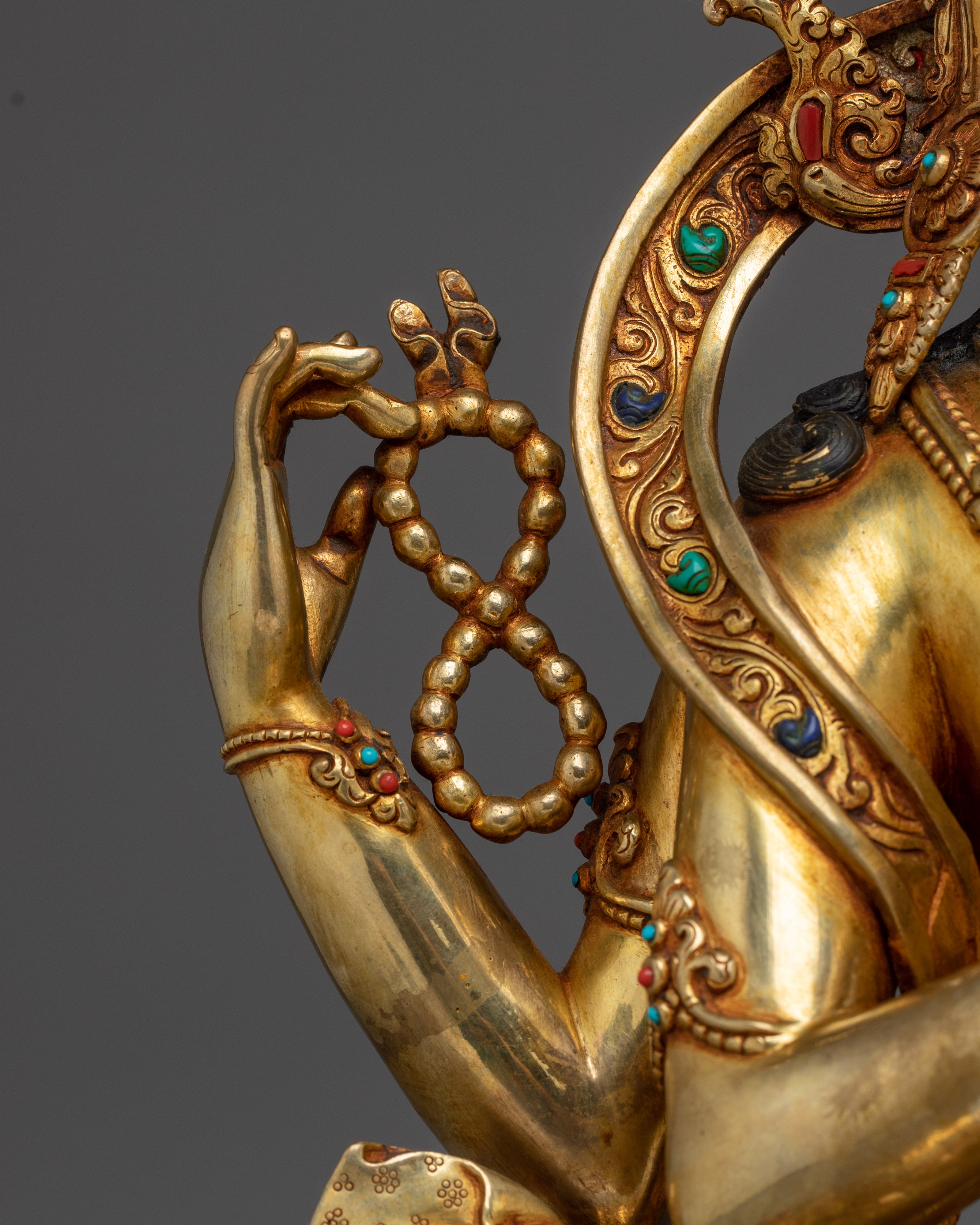 Divine Four-armed Chenrezig Statue | Avalokiteshvara - Bodhisattva of Compassion