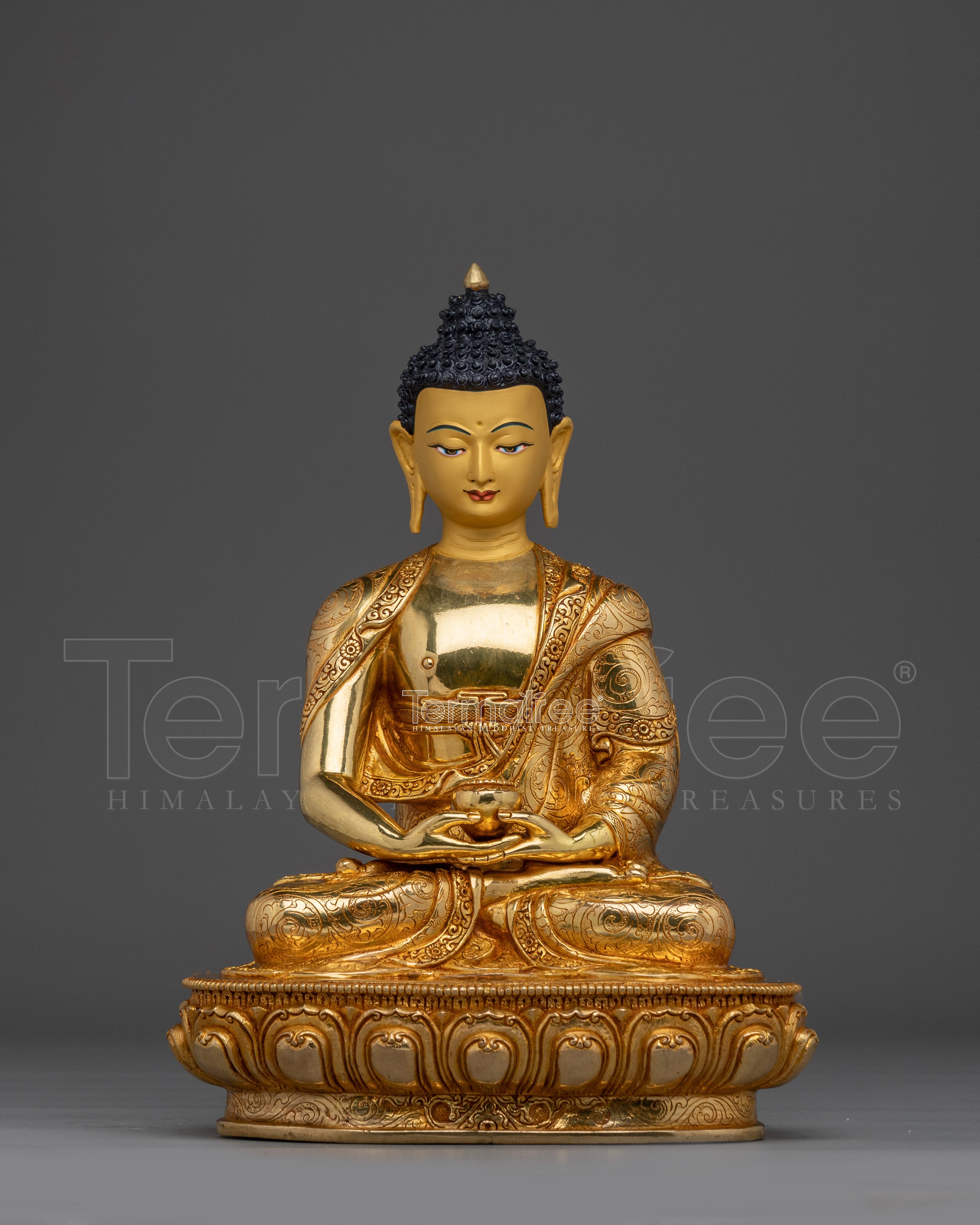 Handcrafted Art of Amitabha Buddha | Infinite Light and Wisdom