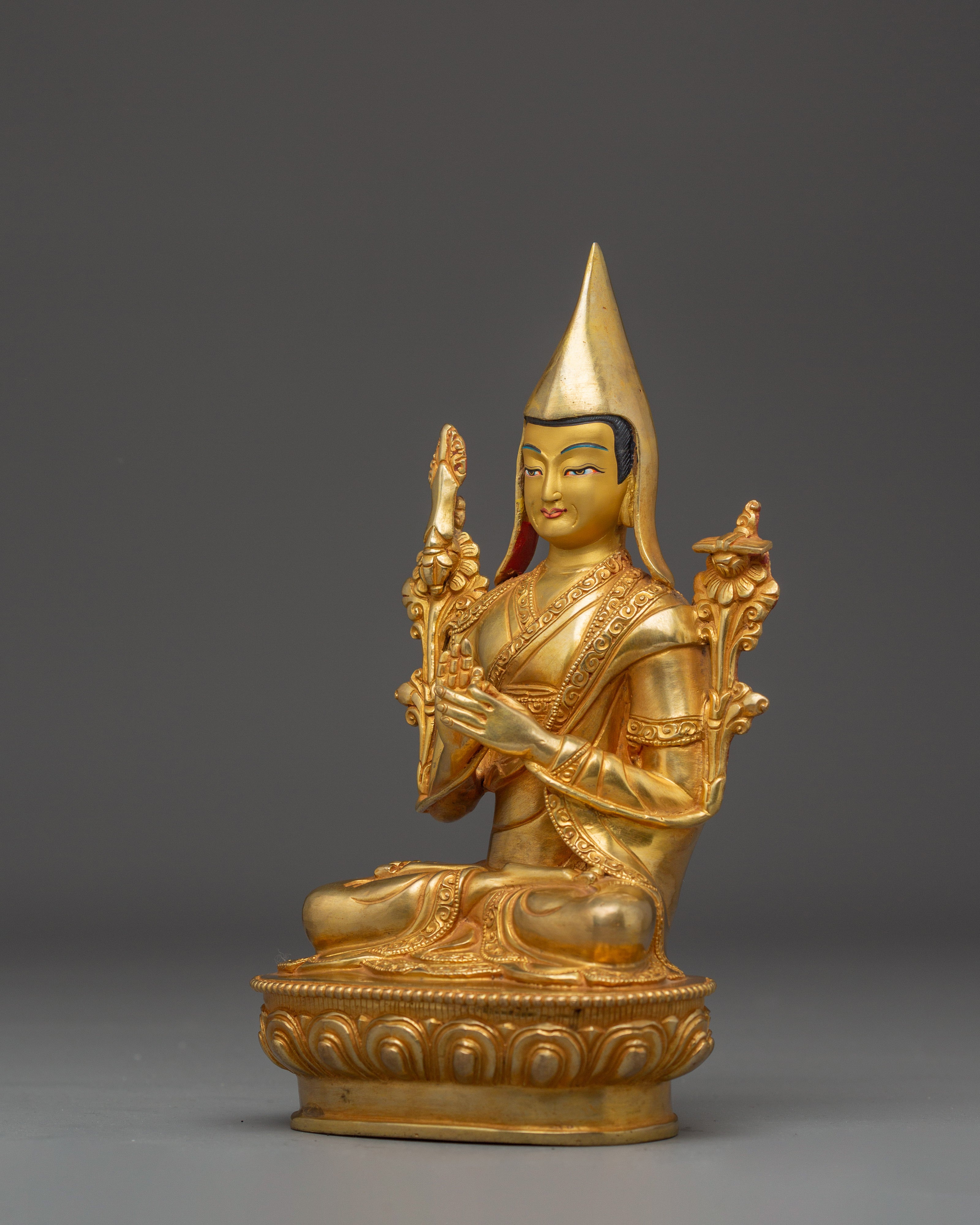 Tsong Khapa Set Statue | Tibetan Religious