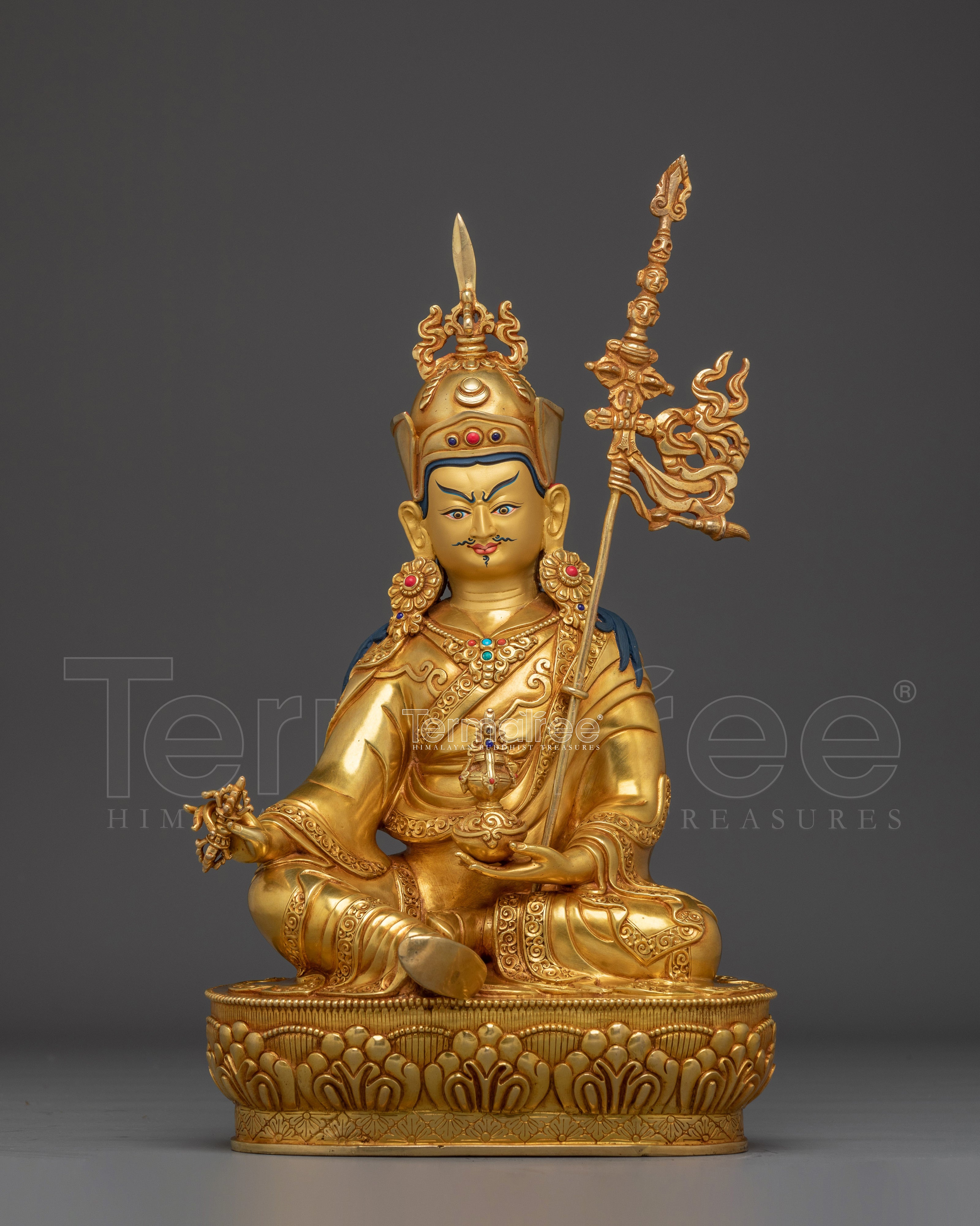 Enlightened Teacher Guru Rinpoche Statue | Founder of Tibetan Buddhism