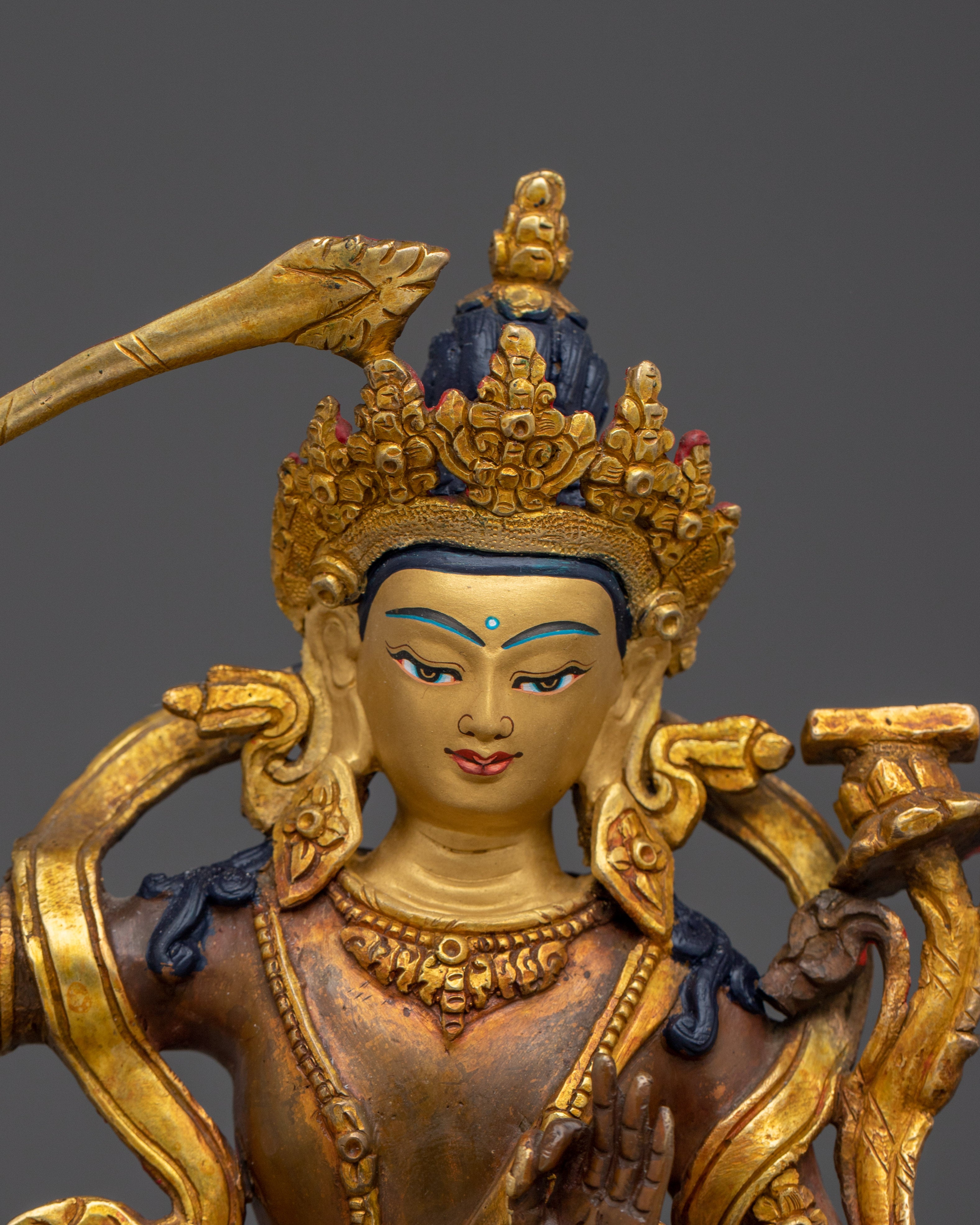 Manjushri The Wisdom Deity In Buddhist Tradition | Spiritual Decor for Meditation
