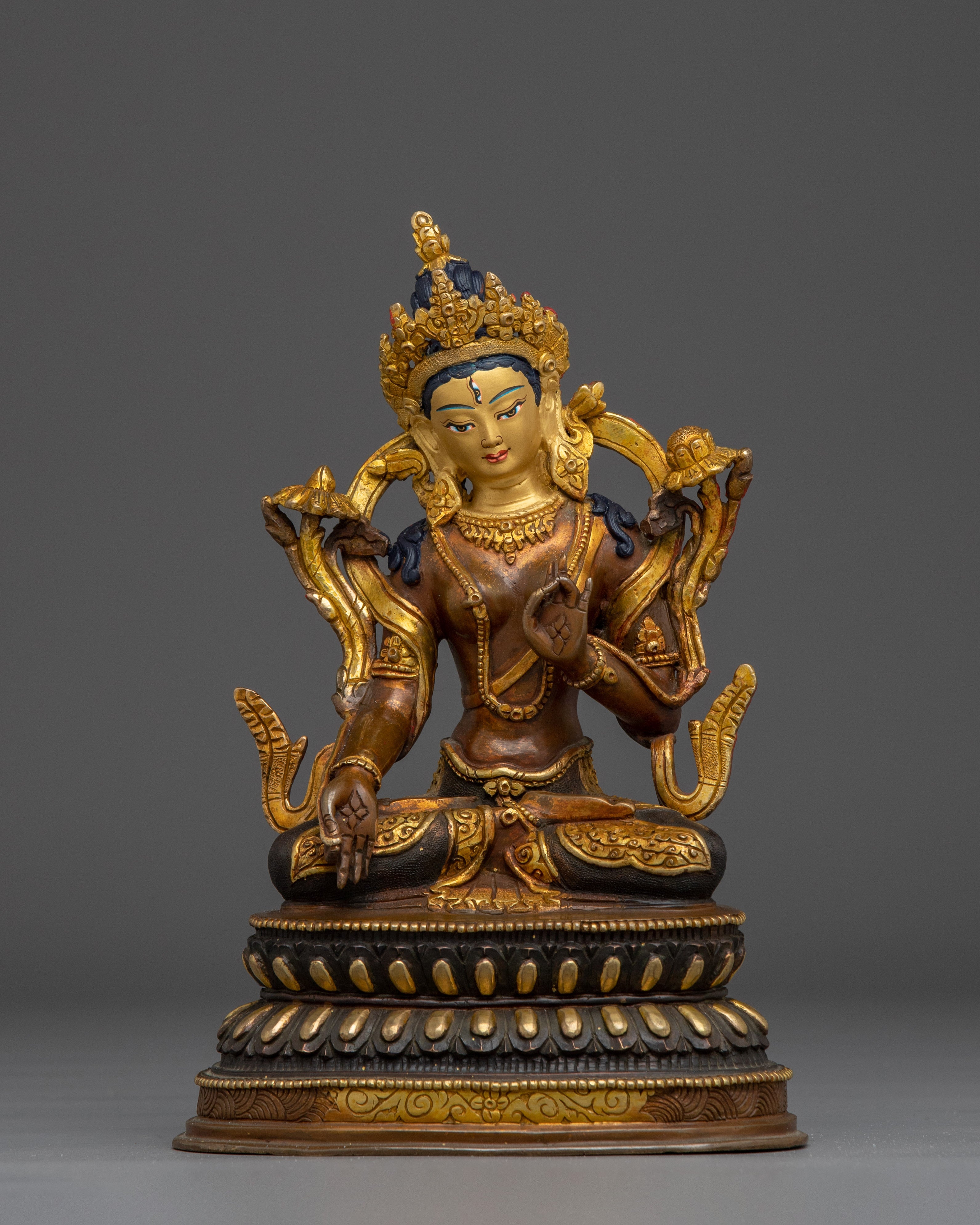 Tibetan Bodhisattva Set Statue | Dharma Protectors Deity