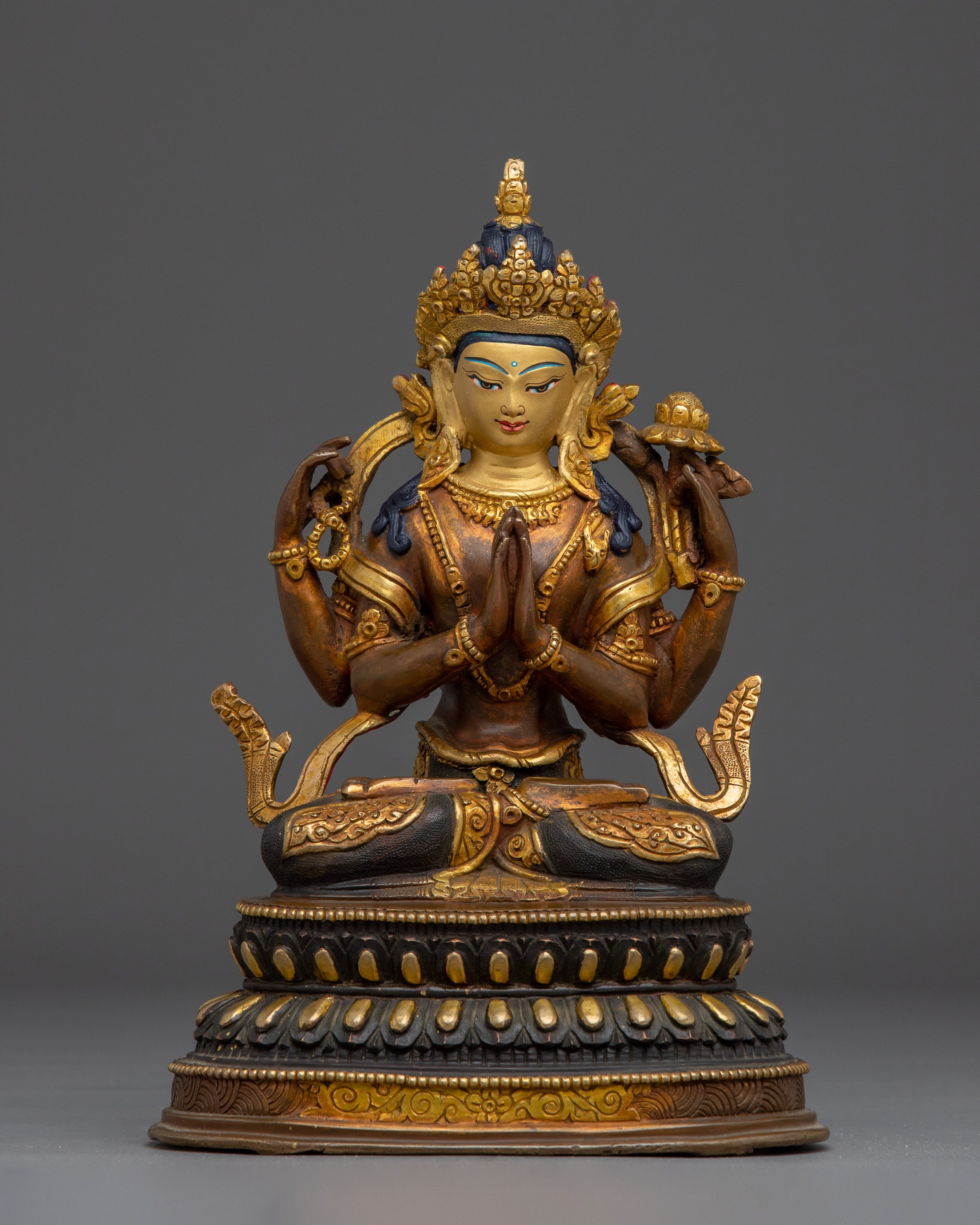 Tibetan Bodhisattva Set Statue | Dharma Protectors Deity