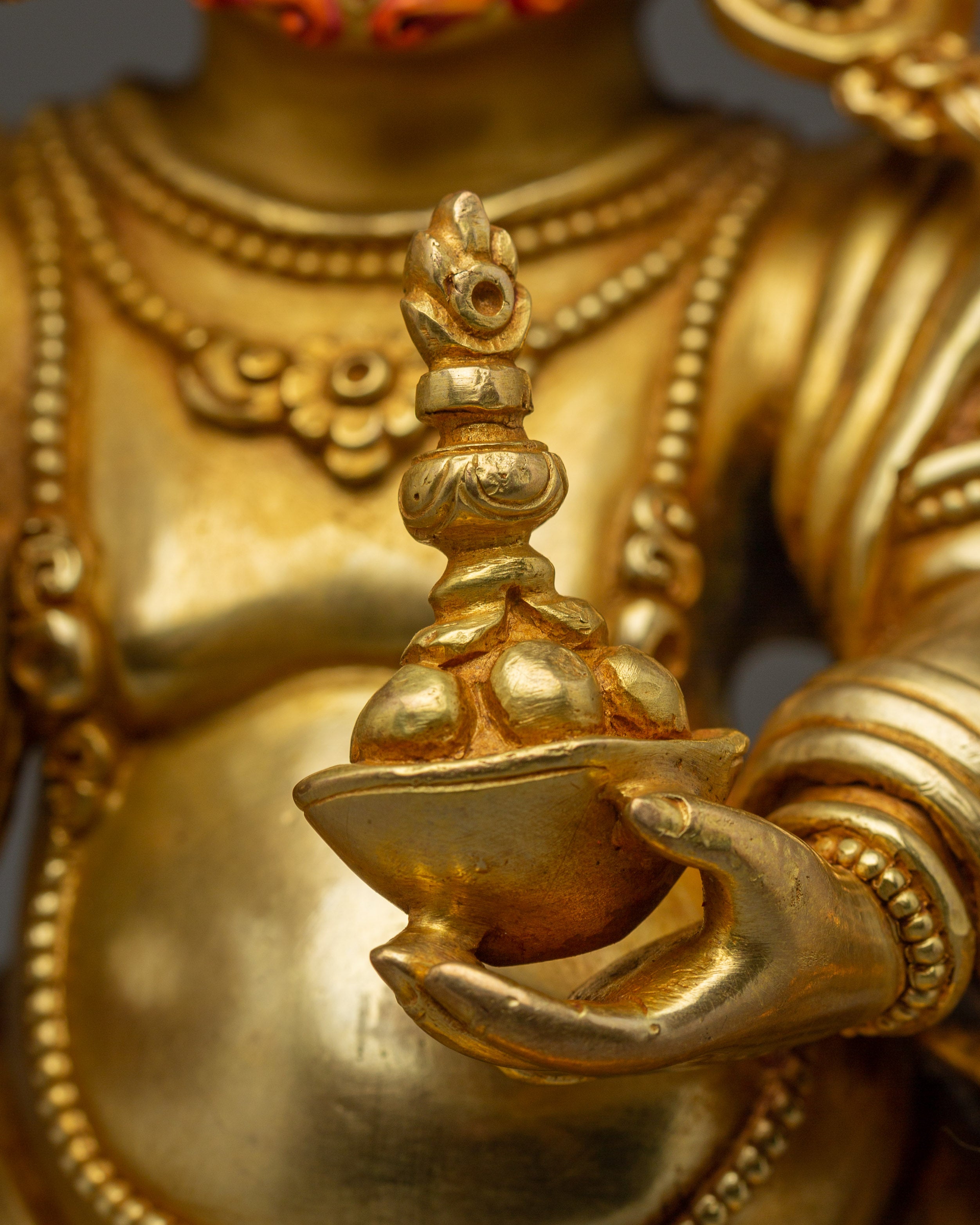 Tibetan protector deity White Mahakala | Nepalese Buddhist art