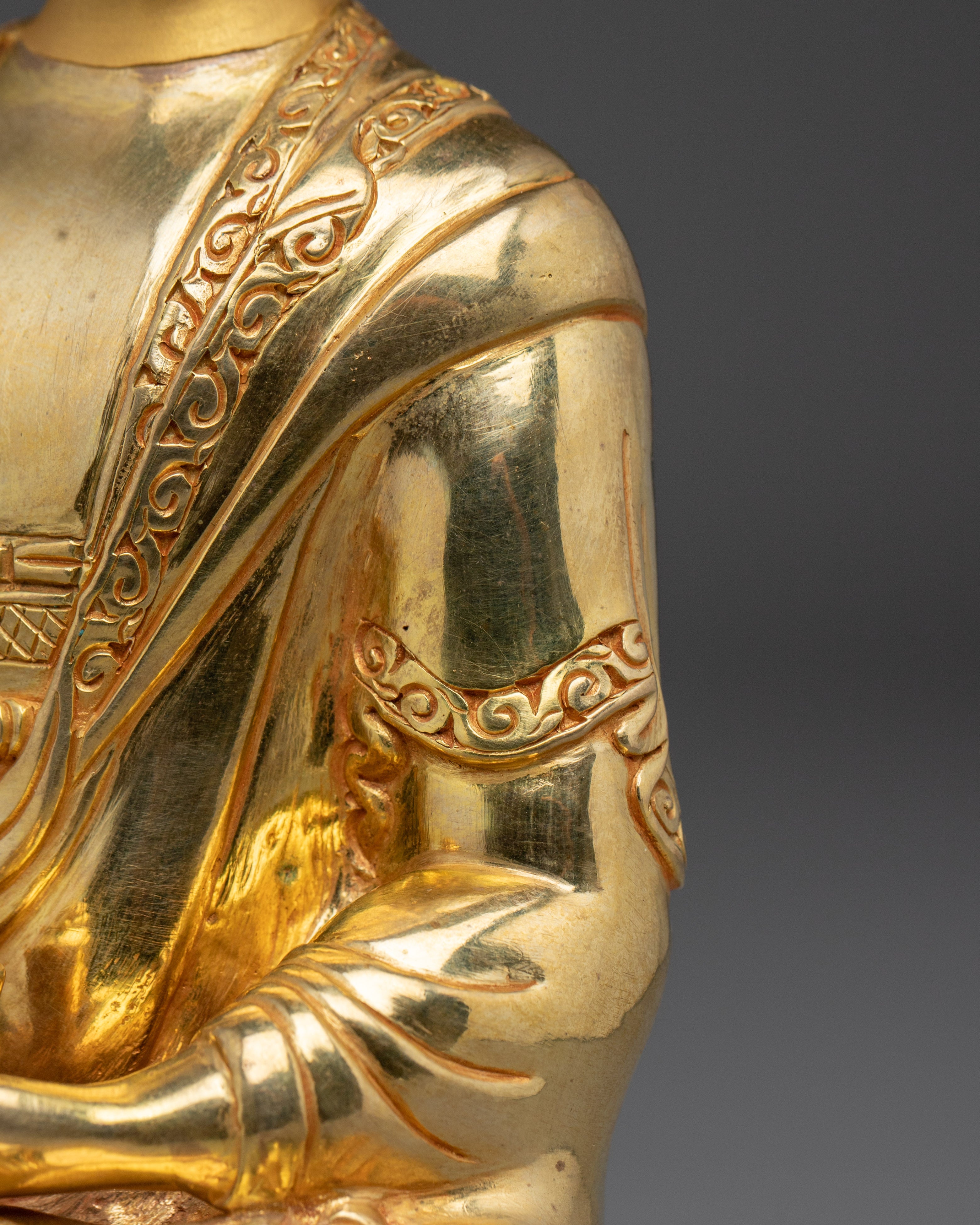 Golden Gautama Buddha Artwork | Shakyamuni Buddha - The Sage of Shakyas