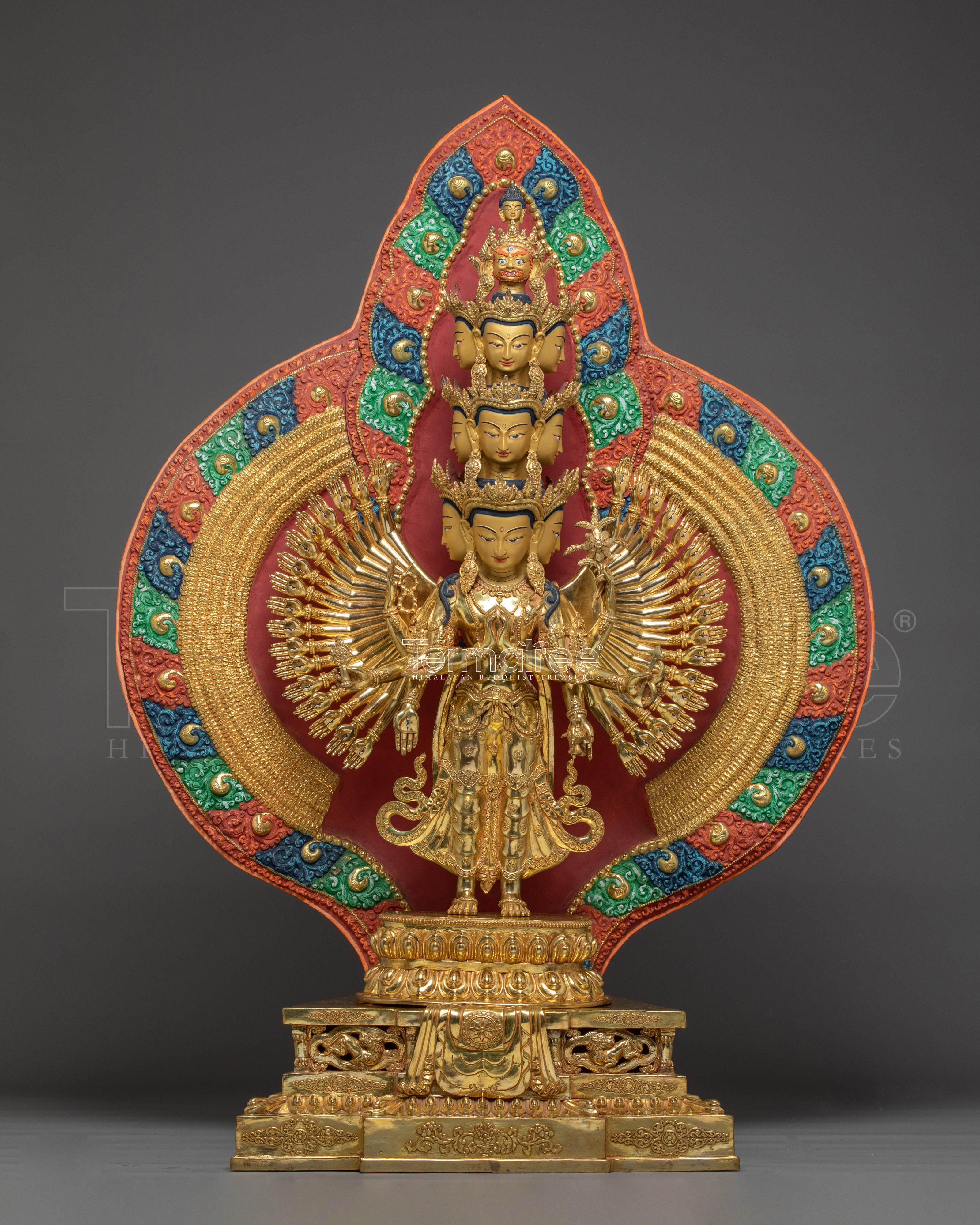 1000 Armed Chenrezig Figurine | Bodhisattva of Infinite Mercy
