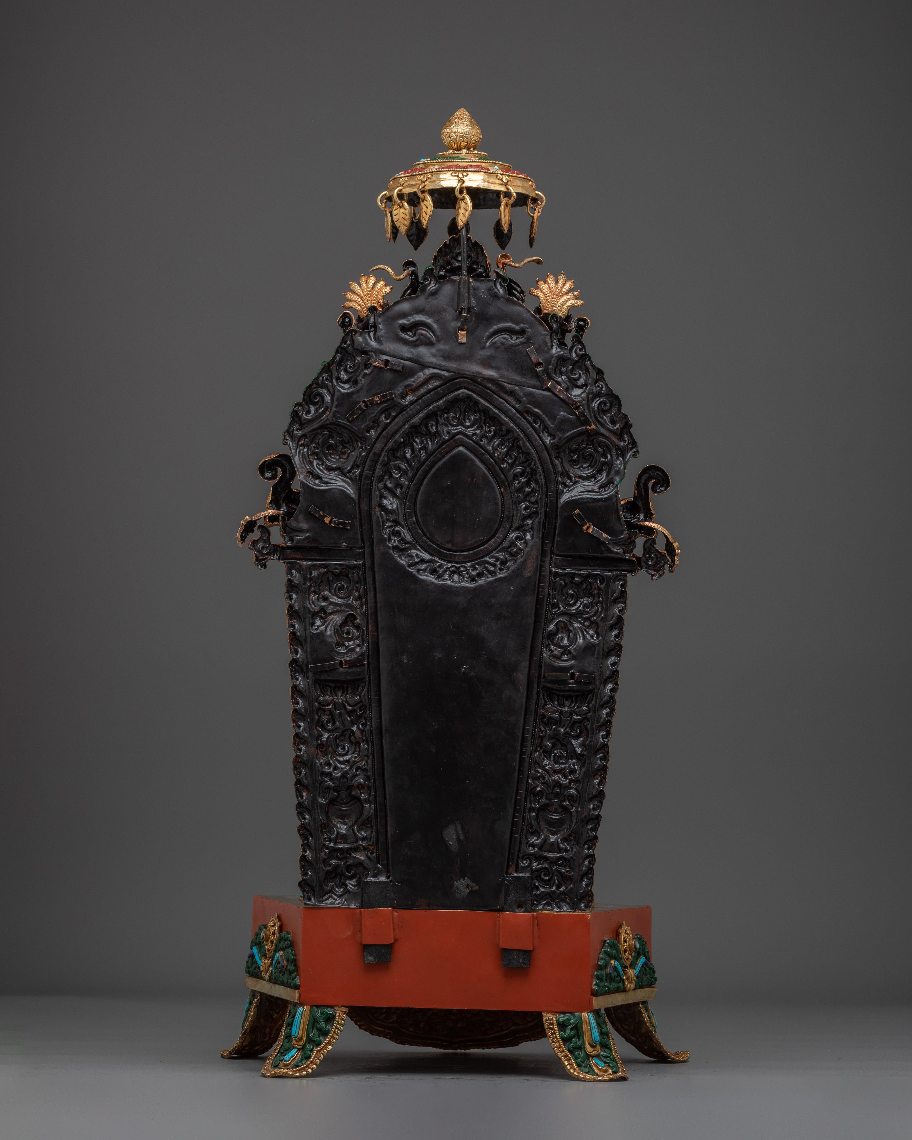 Majestic Chenrezig on throne Statue | Avalokiteshvara - Bodhisattva of Compassion