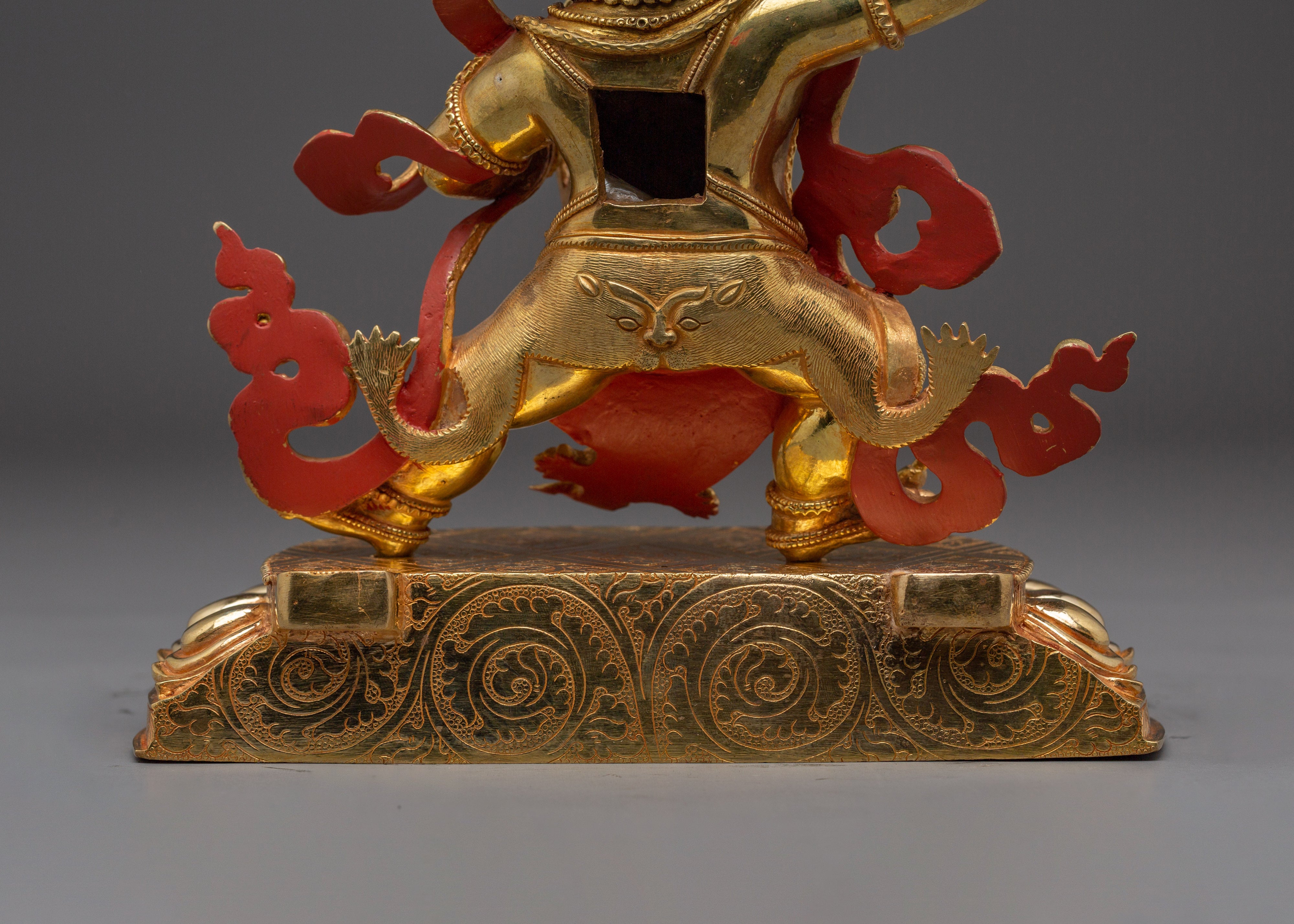 Tibetan Vajrapani Figurine | Protector Deity Statue