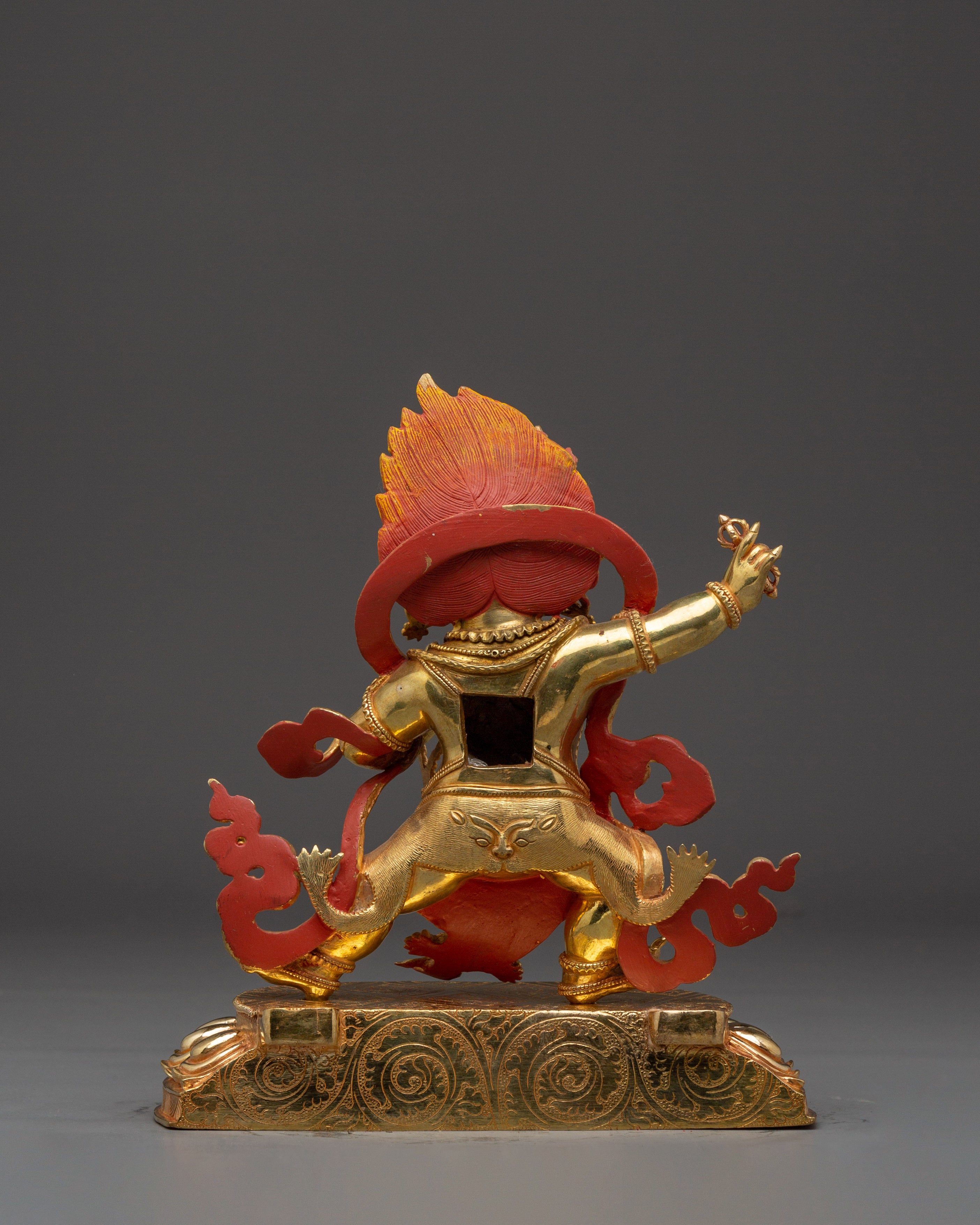 Tibetan Vajrapani Figurine | Protector Deity Statue