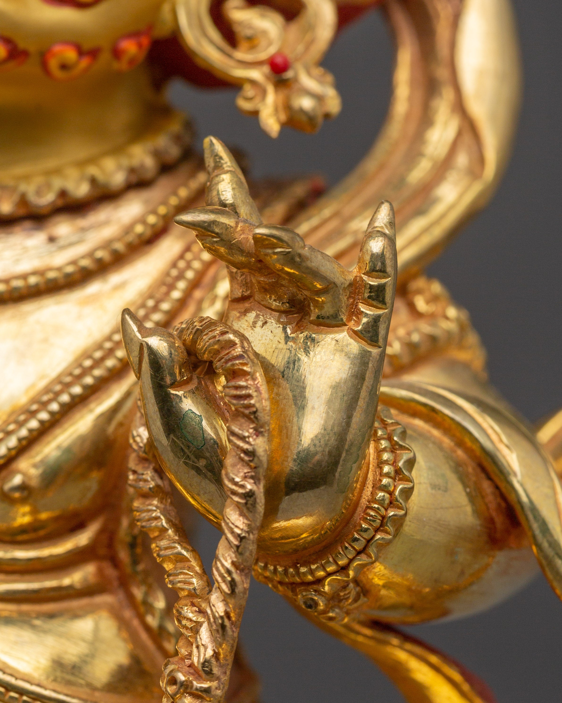 Tibetan Vajrapani Figurine | Protector Deity Statue