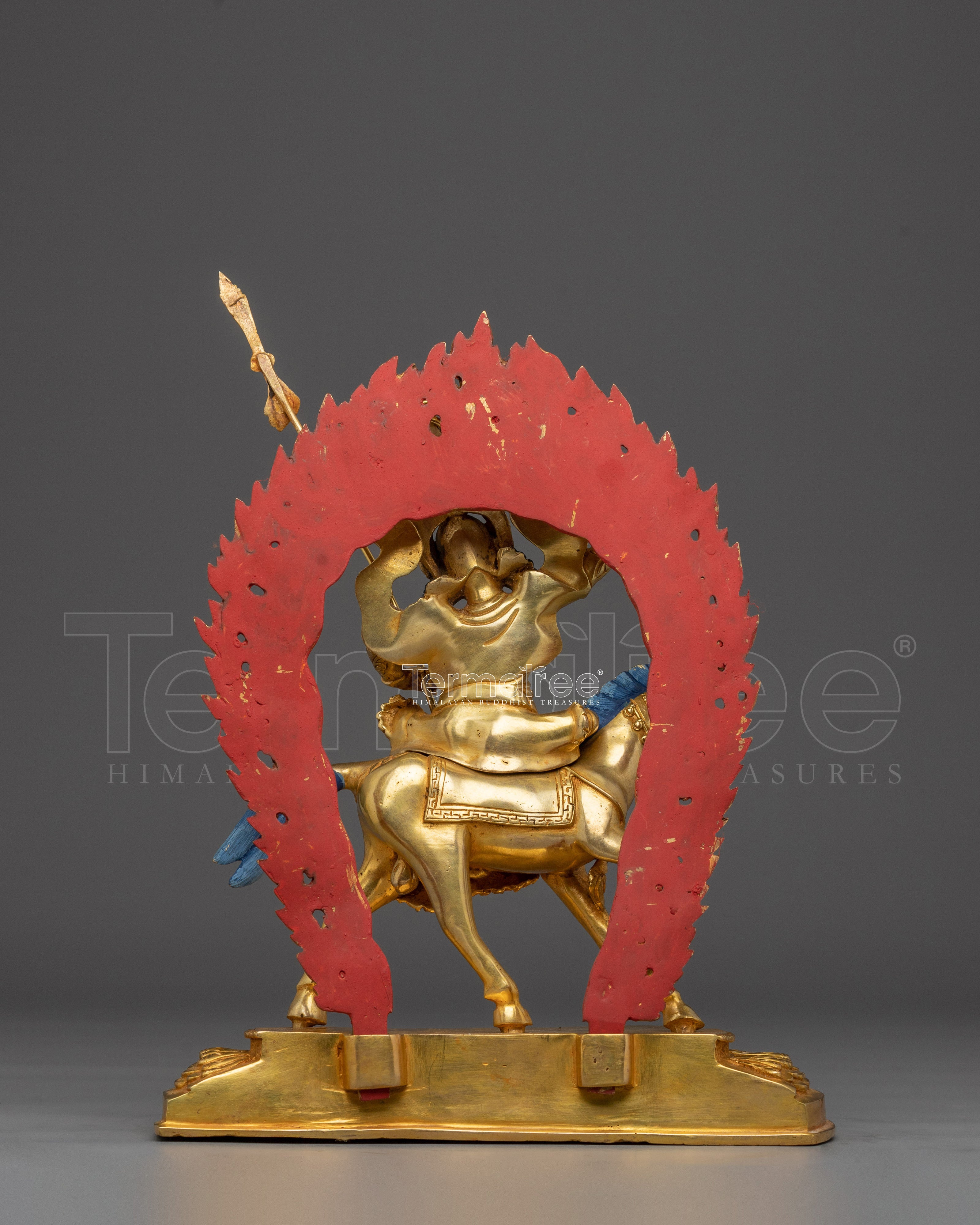 Tibetan Warrior King Gesar Statue | Protector of the Dharma