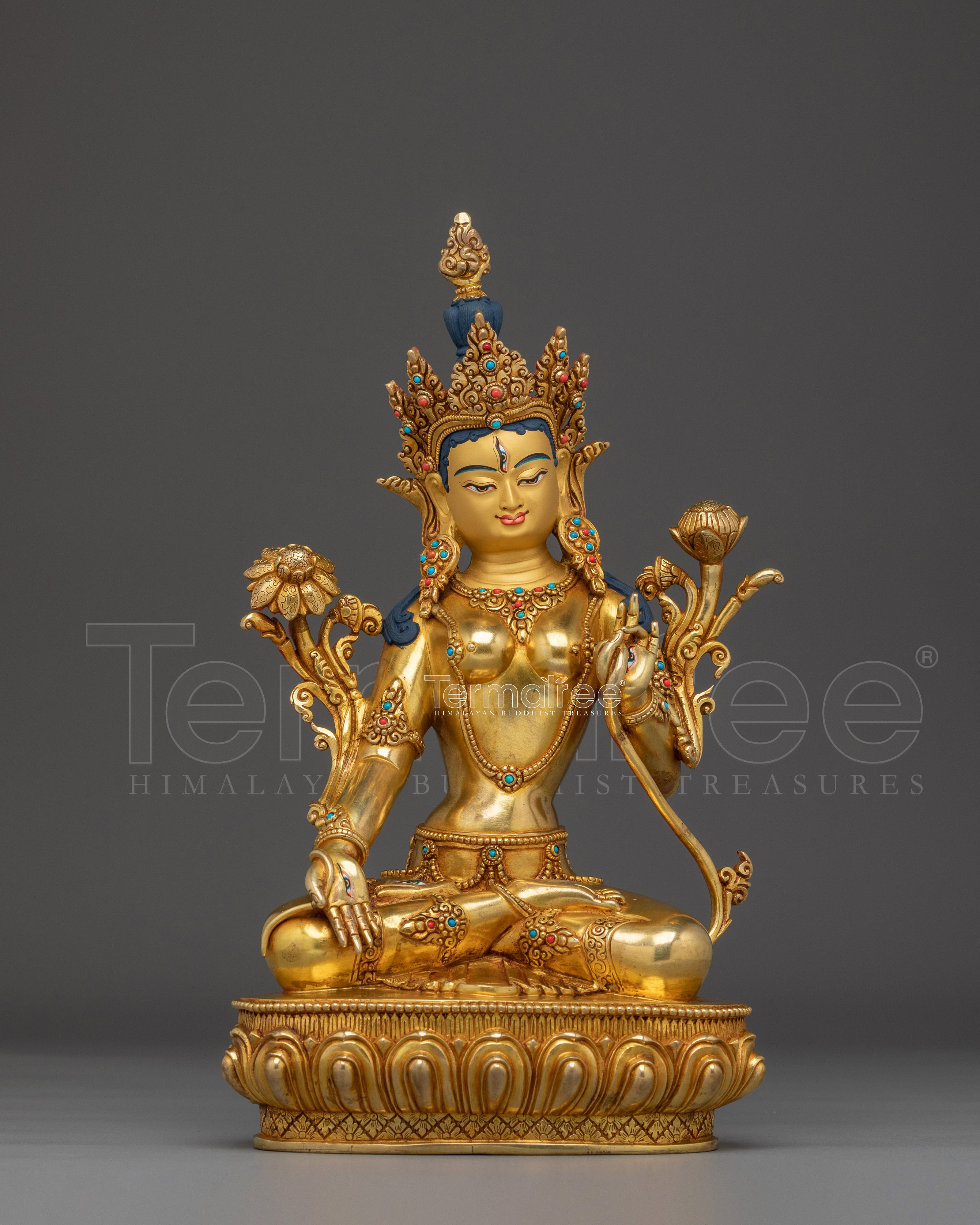 White Tara Divine Protector and Healer Statue | Enlightened Compassion