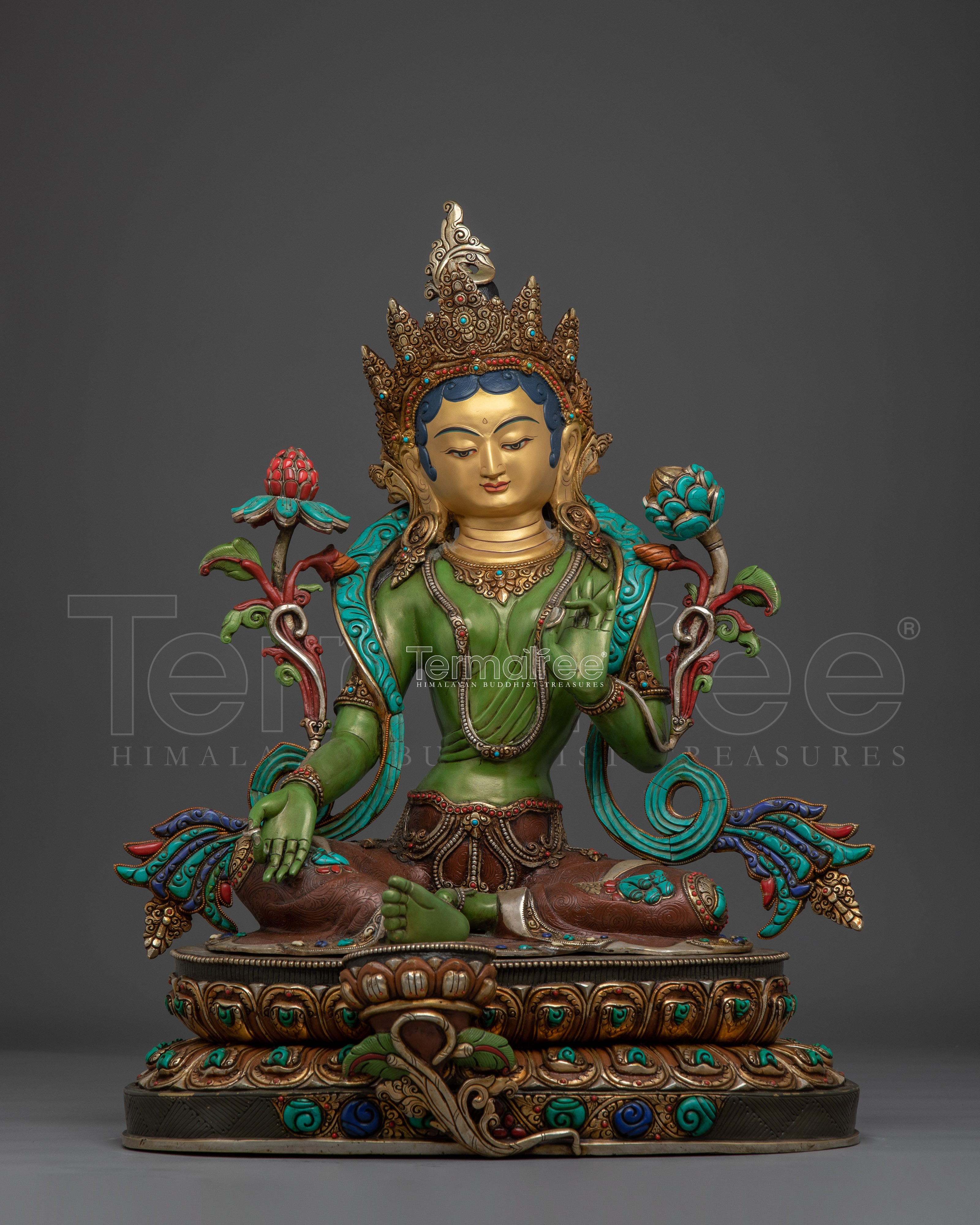 Himalayan Handmade Shyama Tara Statue | Mother of Liberaton