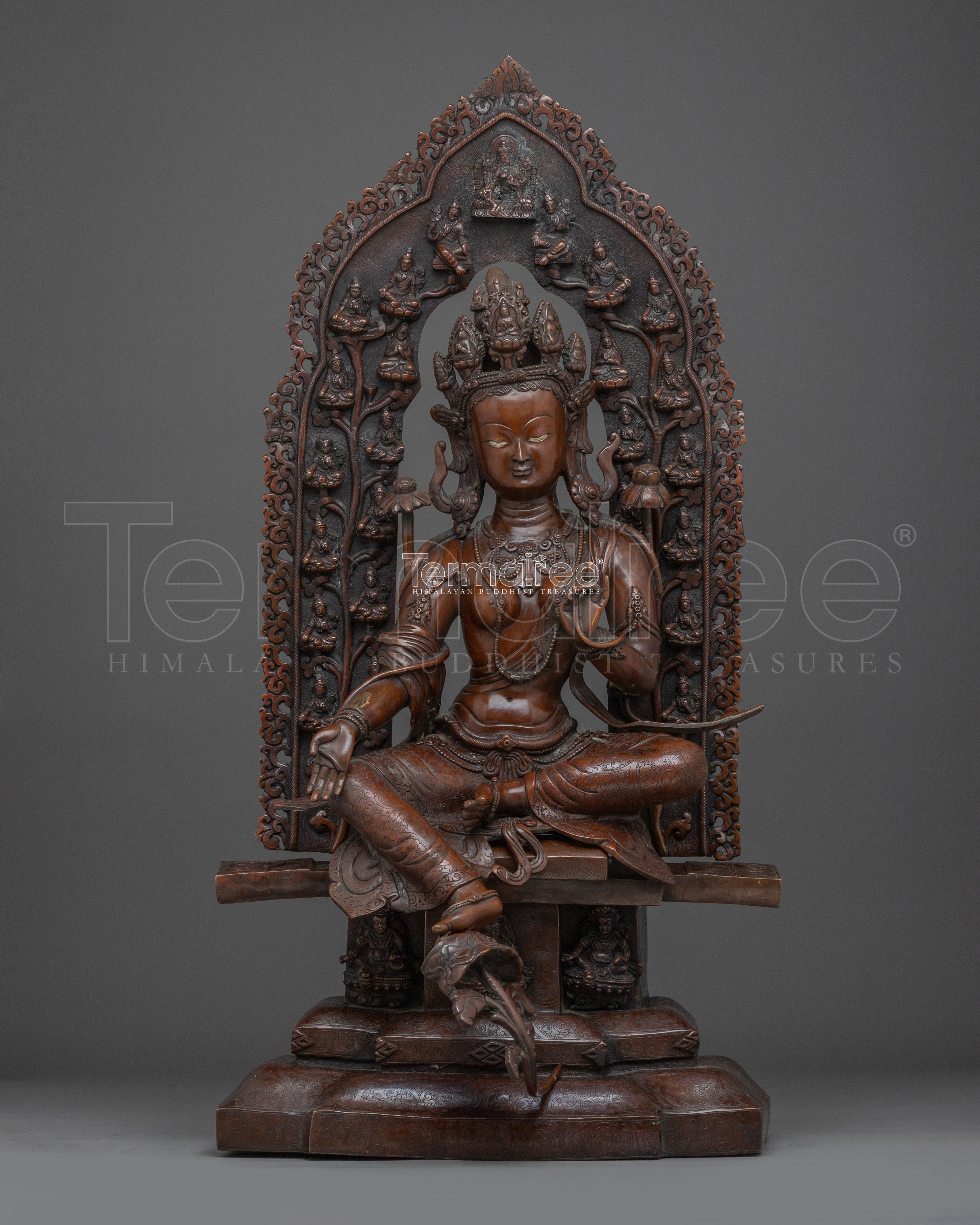 Enlightened Protector Green Tara Statue | Swift Protector Tara