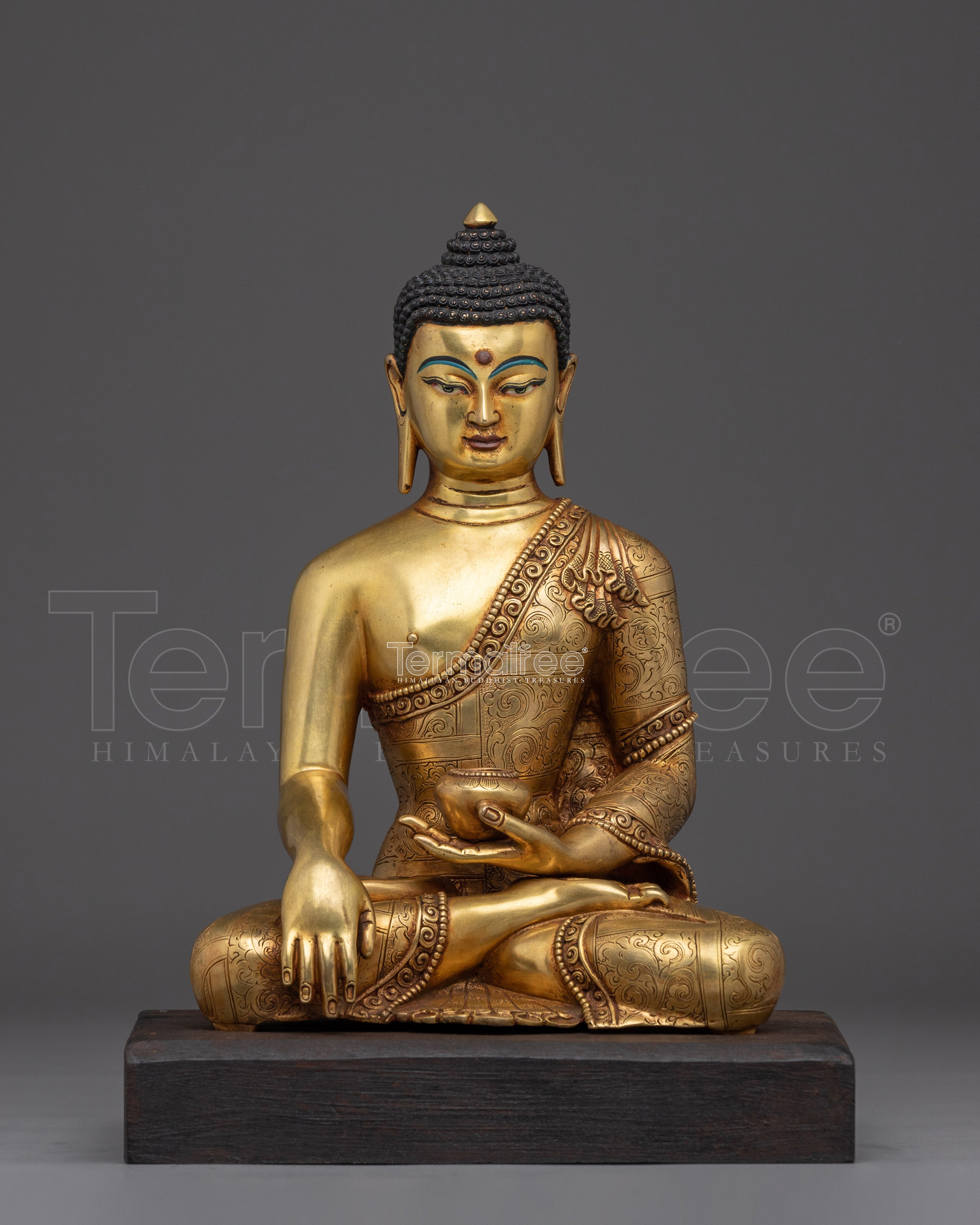 Peaceful Buddha Figurine of Shakyamuni | Historical Buddha