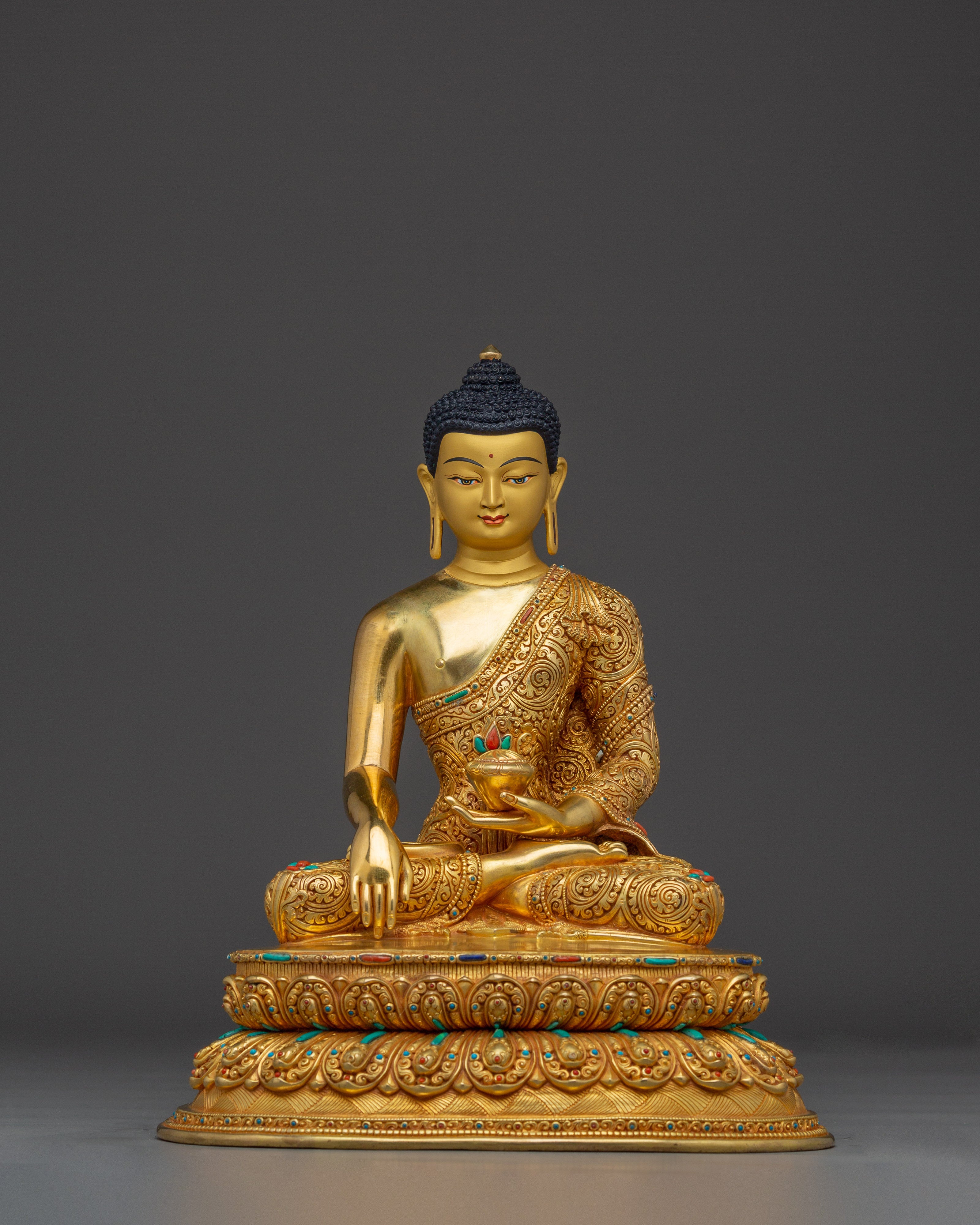 Spiritual Sculpture Shakyamuni Buddha | Peaceful Meditation Figure