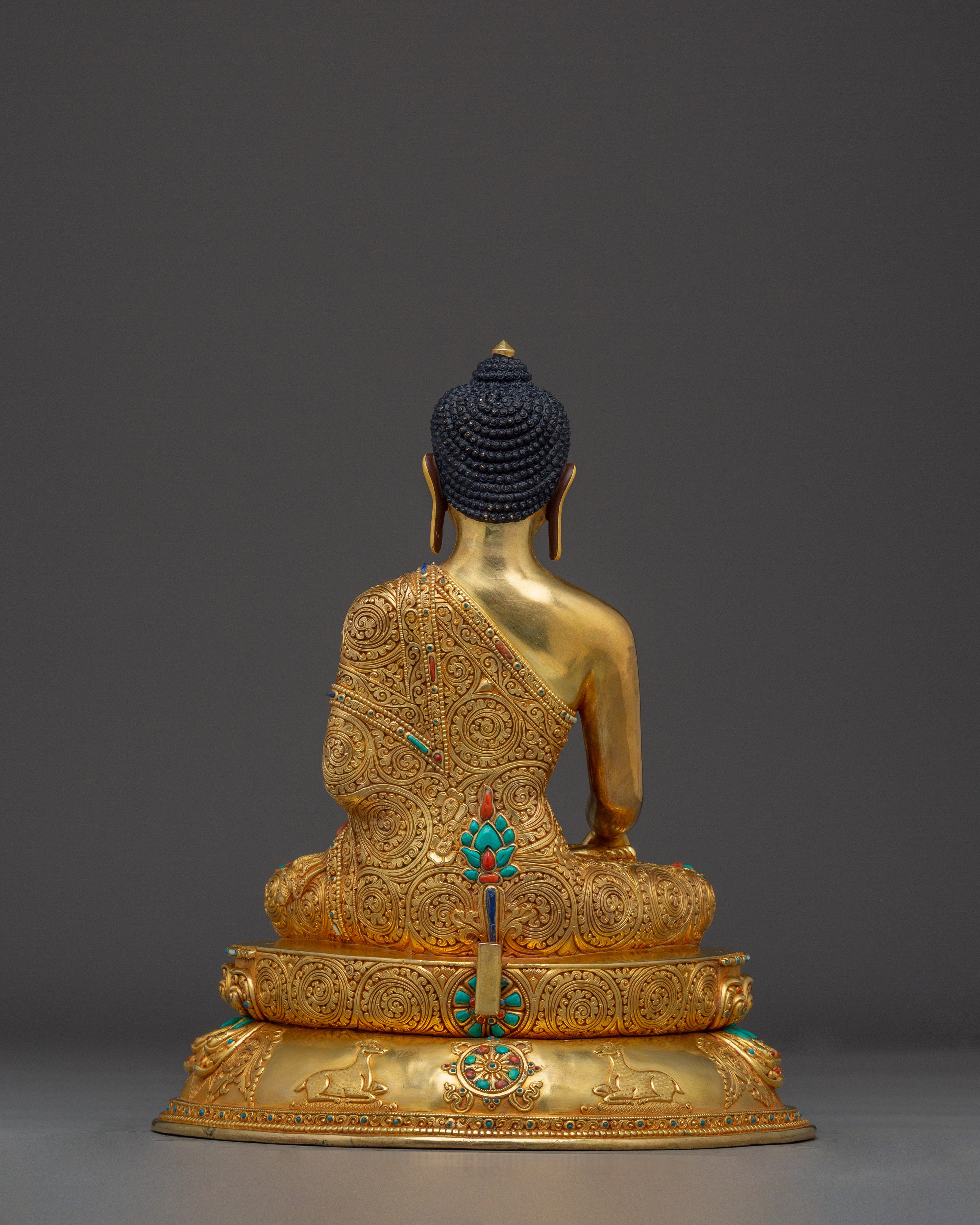 Spiritual Sculpture Shakyamuni Buddha | Peaceful Meditation Figure