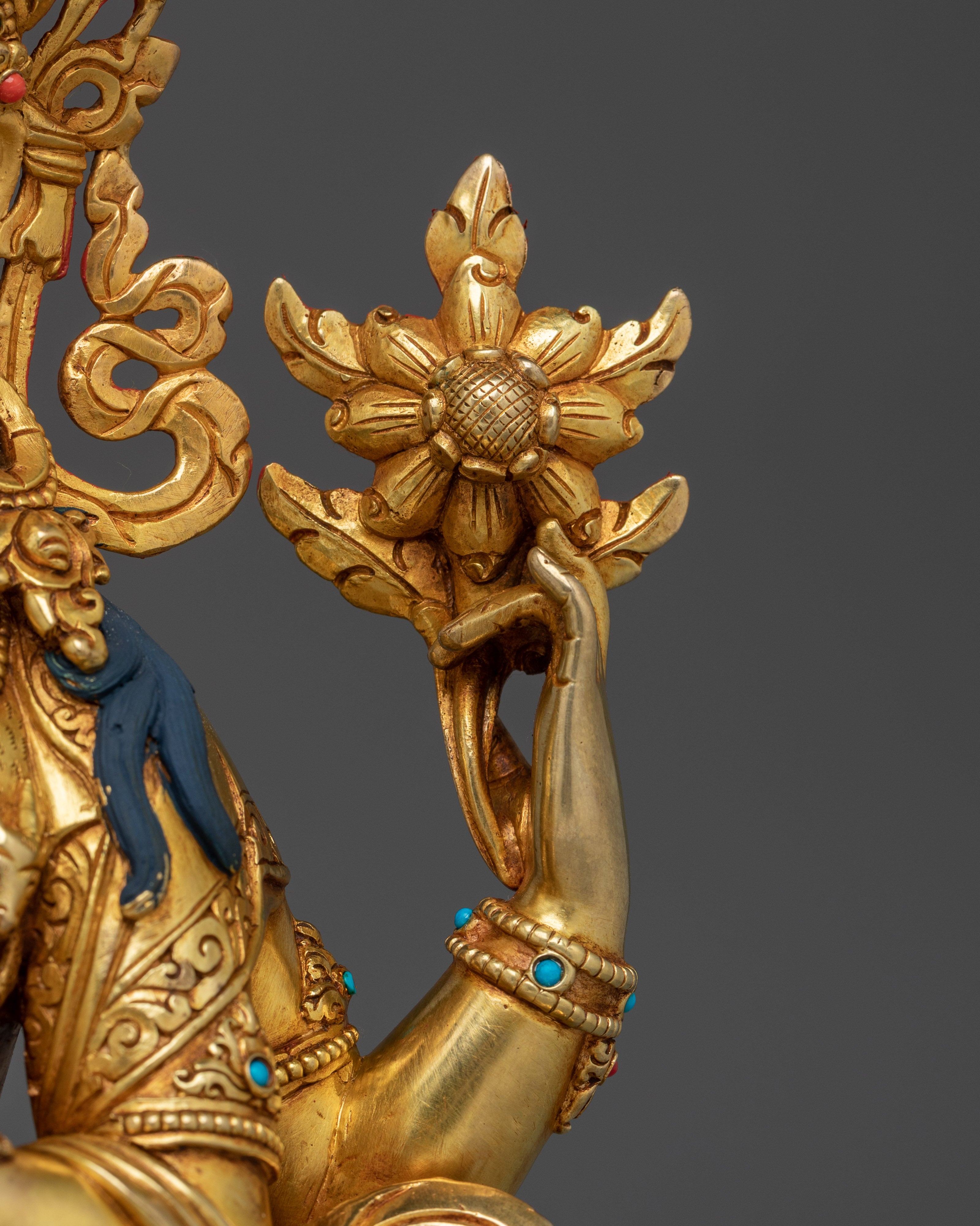 Spiritual Compassionate Chenrezig Statue | Avalokiteshvara Deity