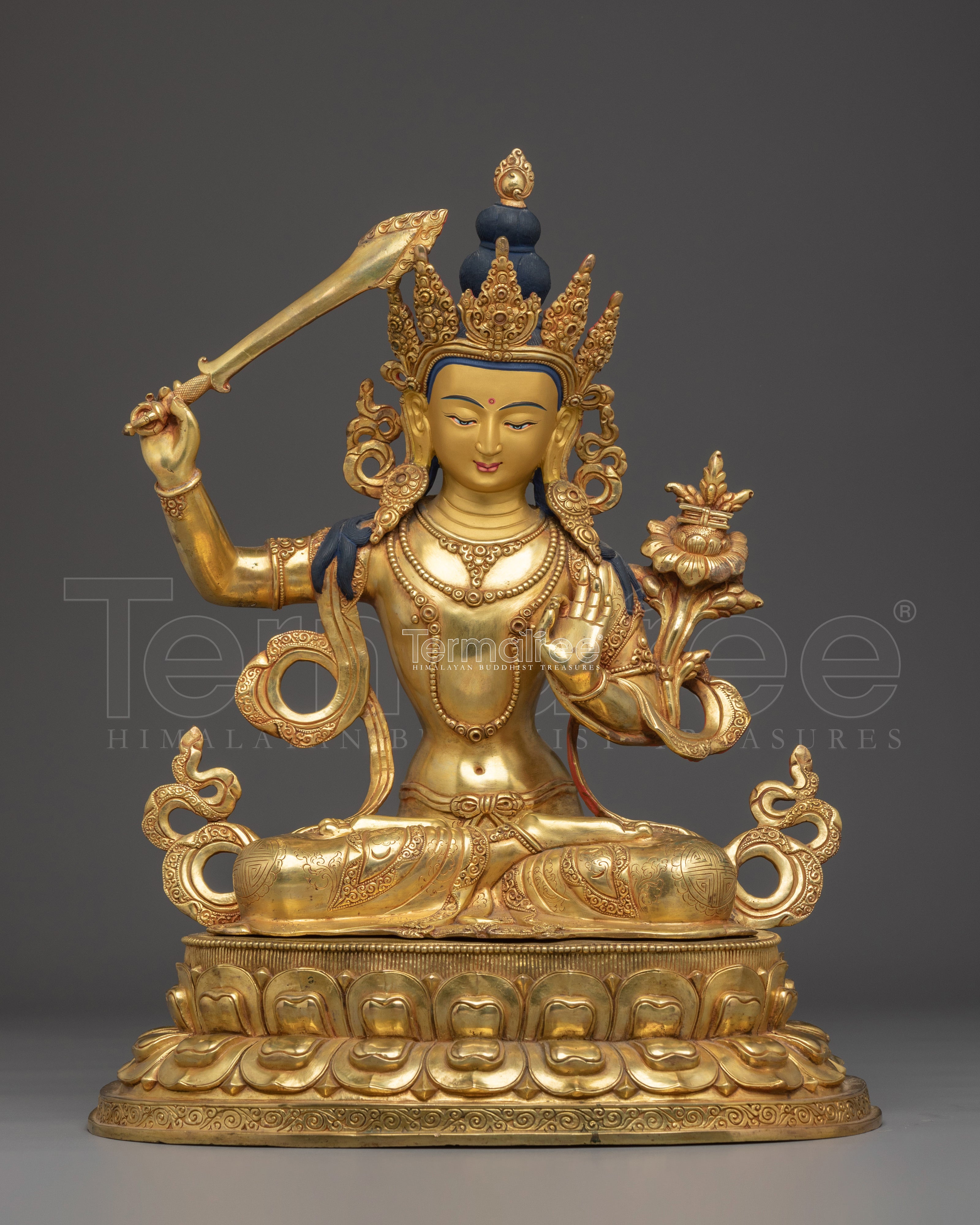Path of Wisdom with Manjushri Art | Symbol of Transcendent Insight