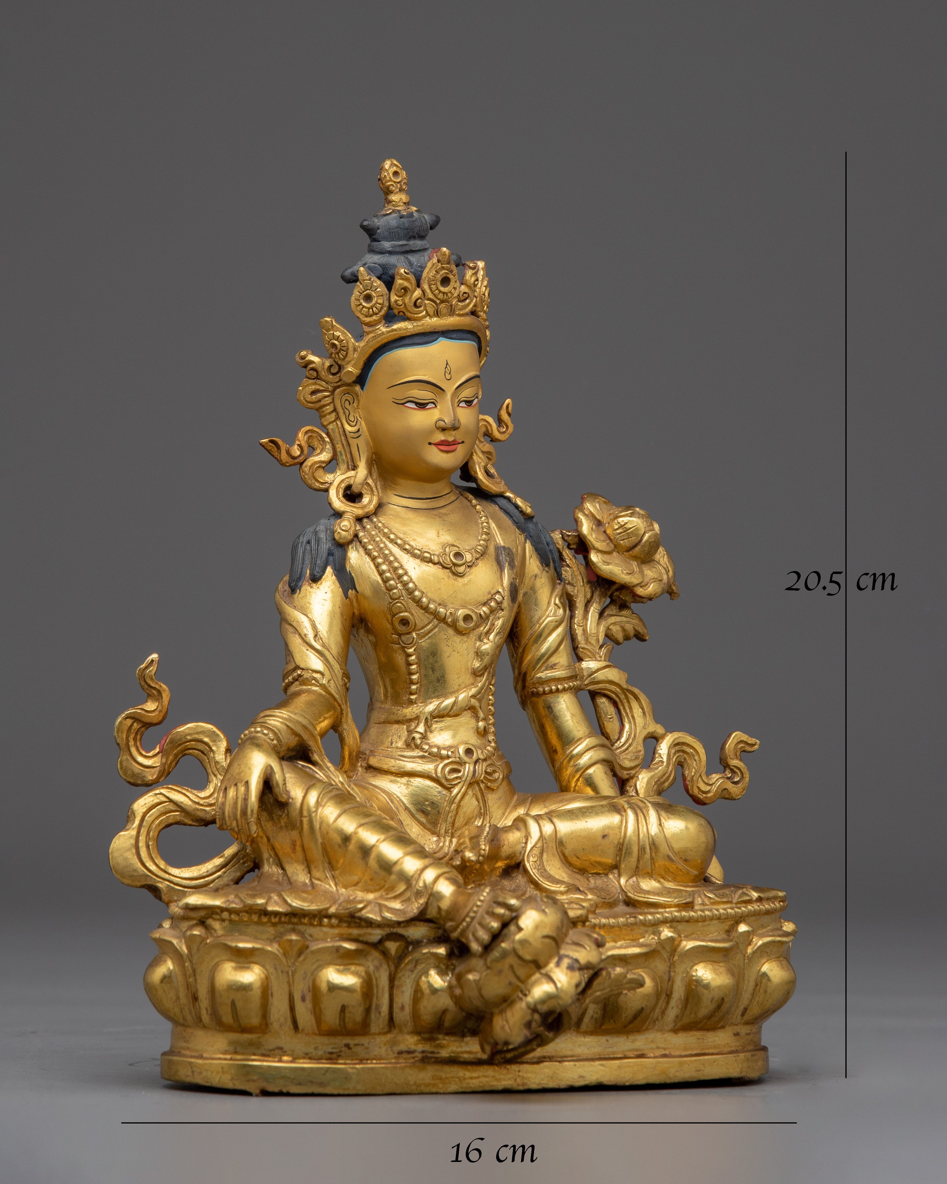 Golden Avalokiteshvara Statue